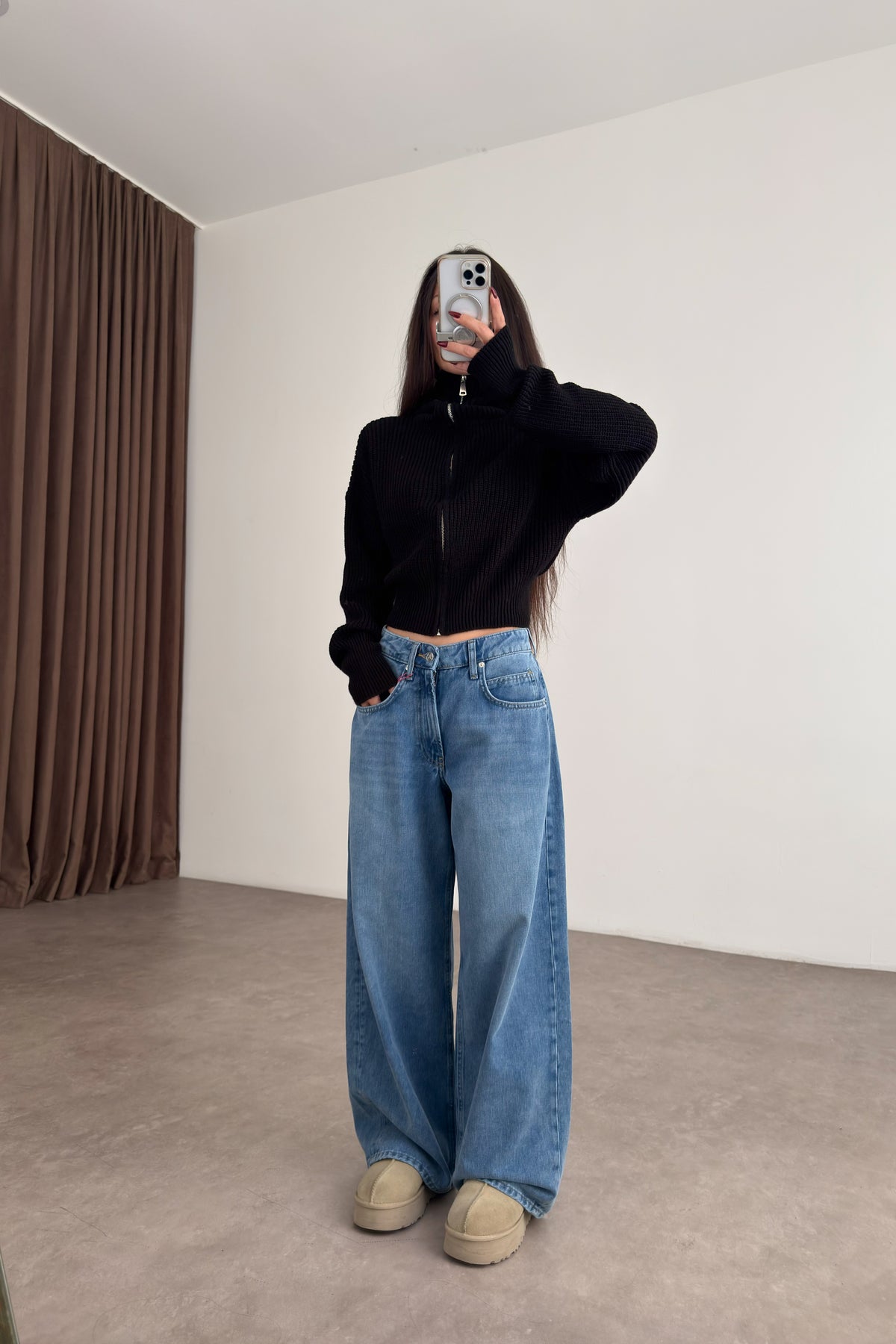 760 Steel Blue Baggy Jean
