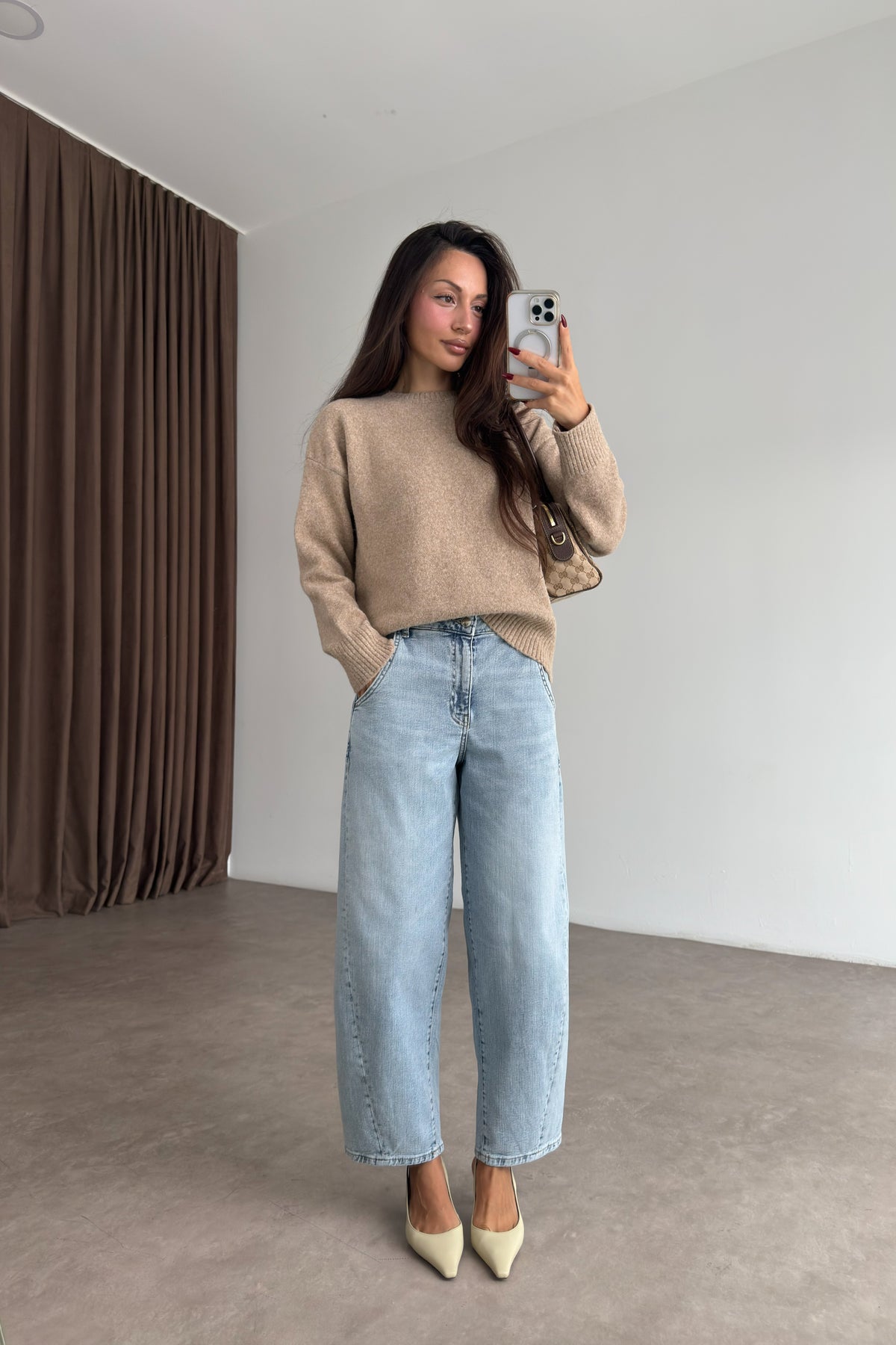 Cs Buz Mavi Barrel Jean
