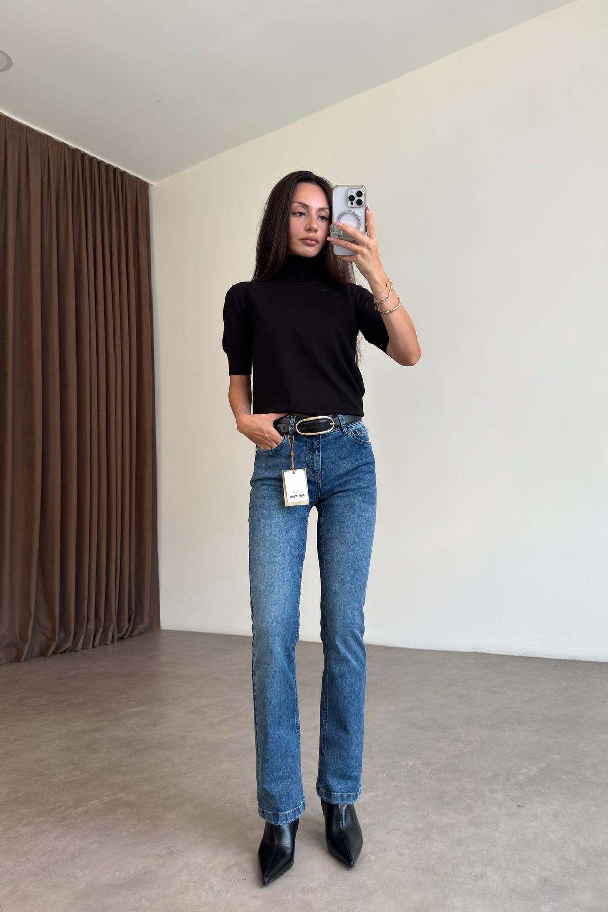 Mos Msh Orijinal Orta Mavi Bilek Jean