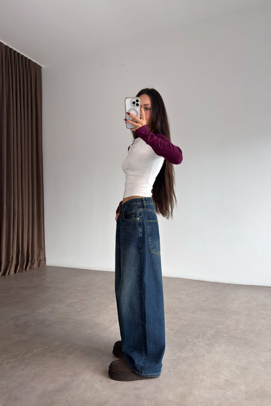 760 İndigo Blue Baggy Jean
