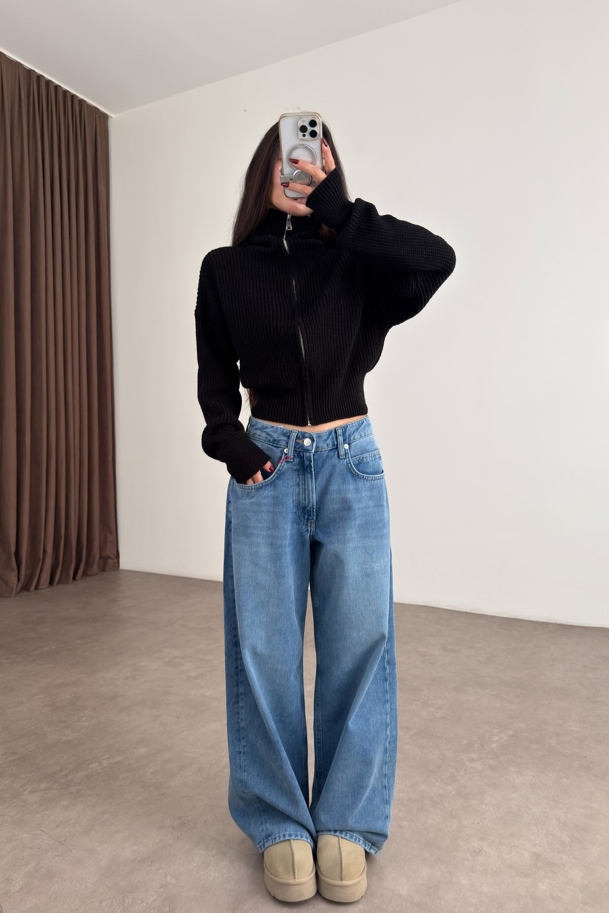 760 Steel Blue Baggy Jean