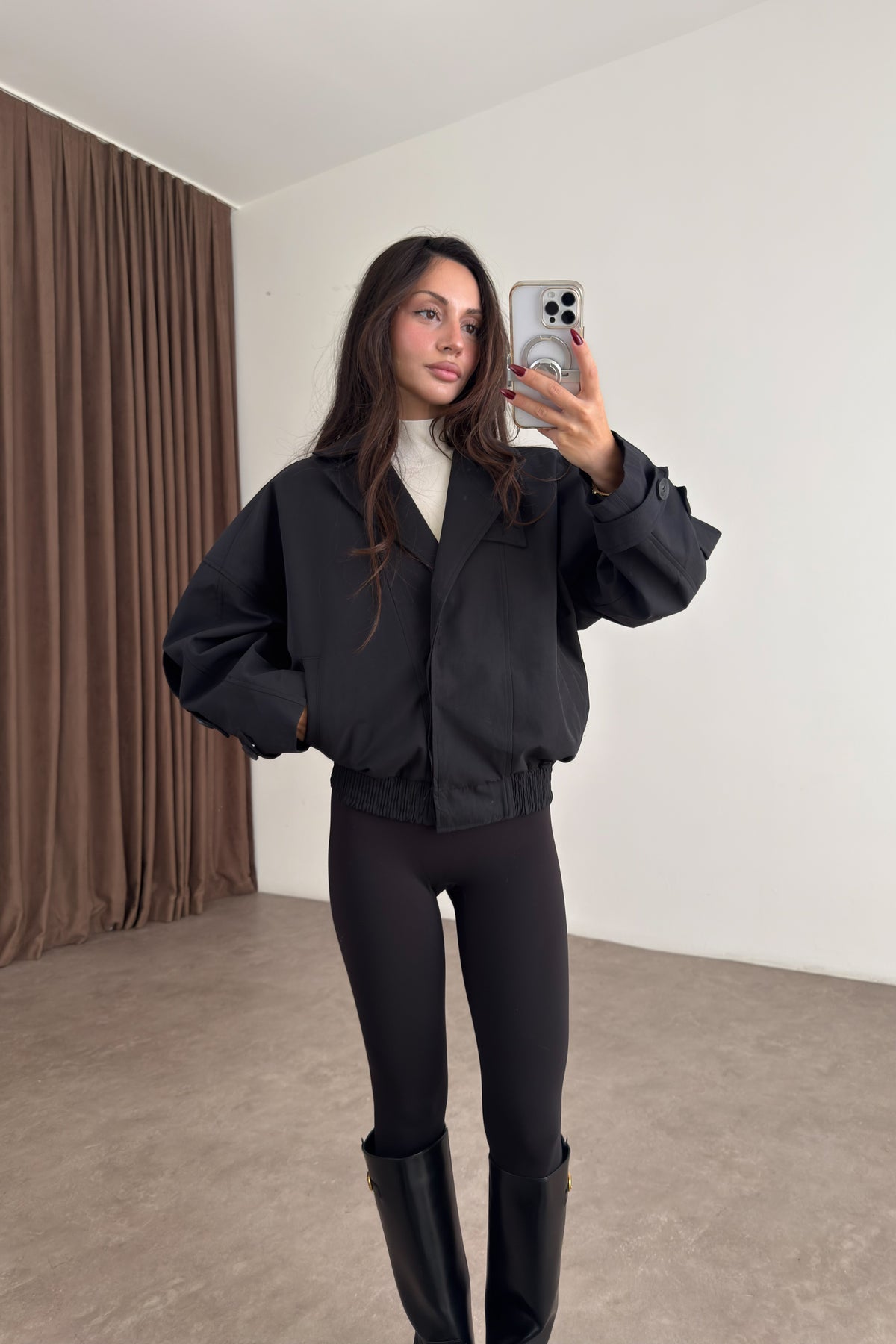 Soho Bomber Siyah Ceket
