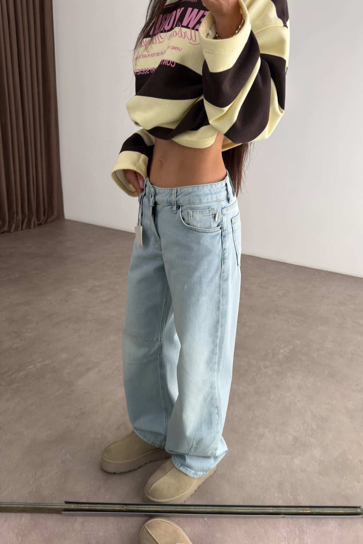 Etqet Orijinal Ice Blue Baggy Jean