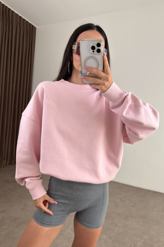 Orijinal Marka Adnla Pembe Sweatshirt