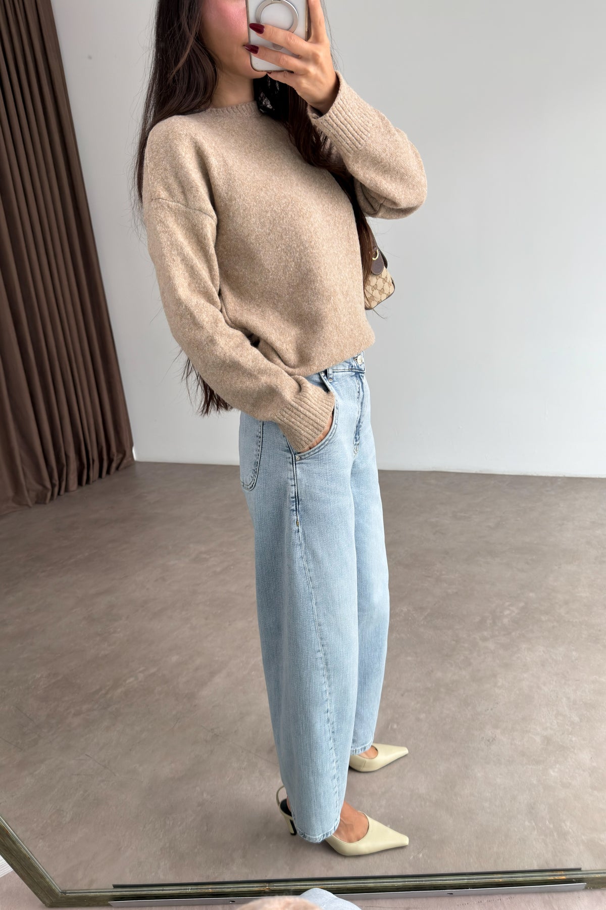Cs Buz Mavi Barrel Jean