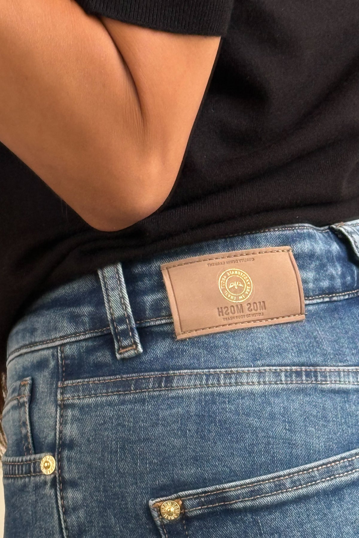 Mos Msh Orijinal Orta Mavi Bilek Jean