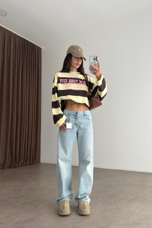 Etqet Orijinal Ice Blue Baggy Jean