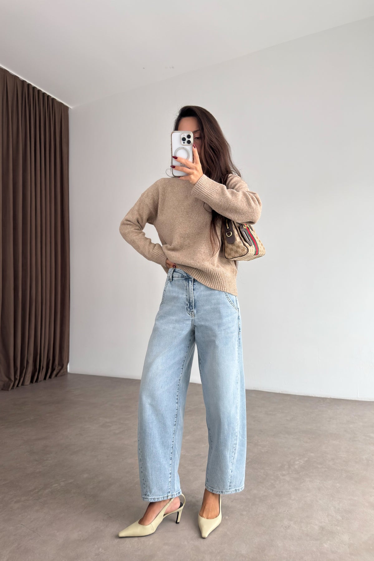 Cs Buz Mavi Barrel Jean