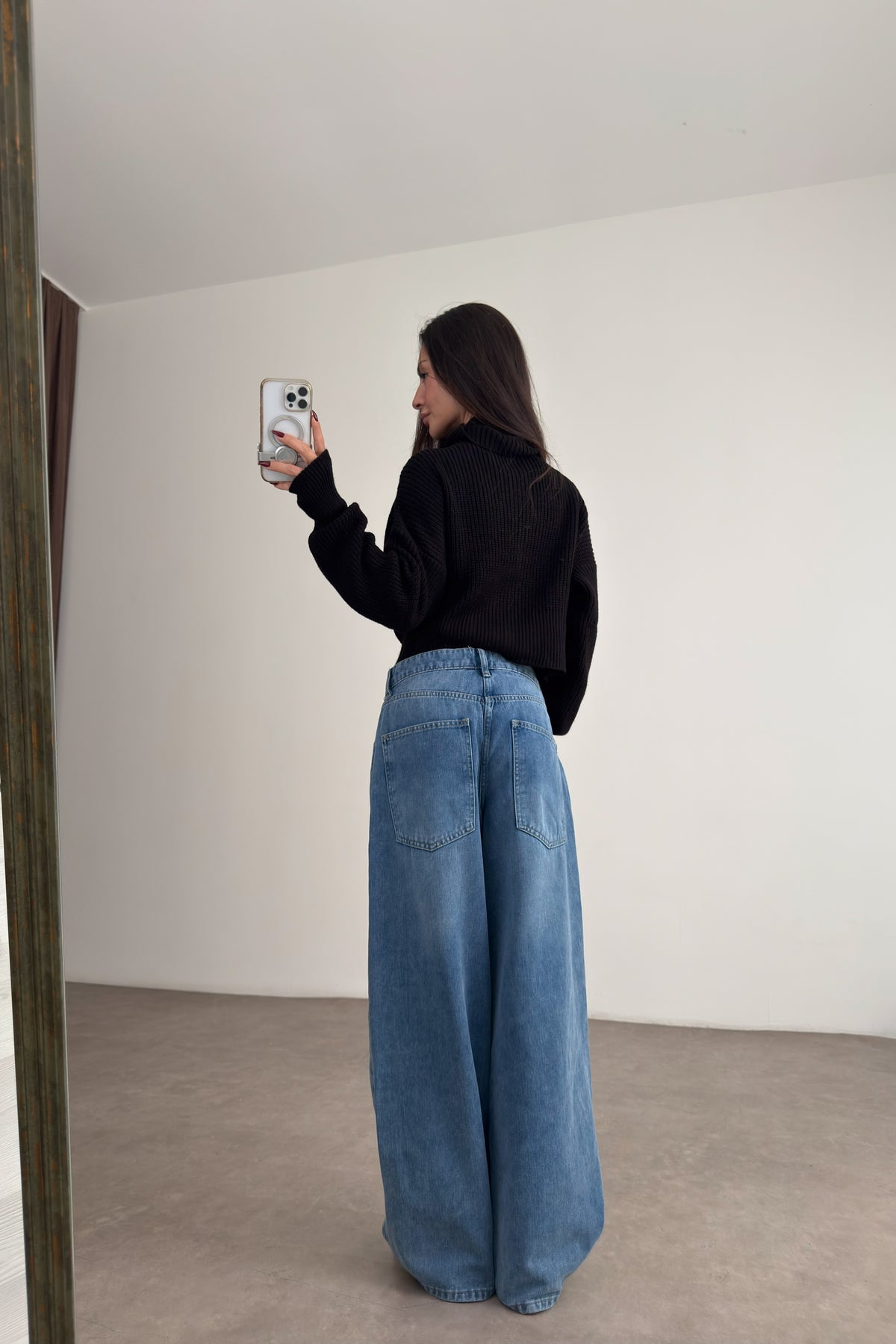 760 Steel Blue Baggy Jean