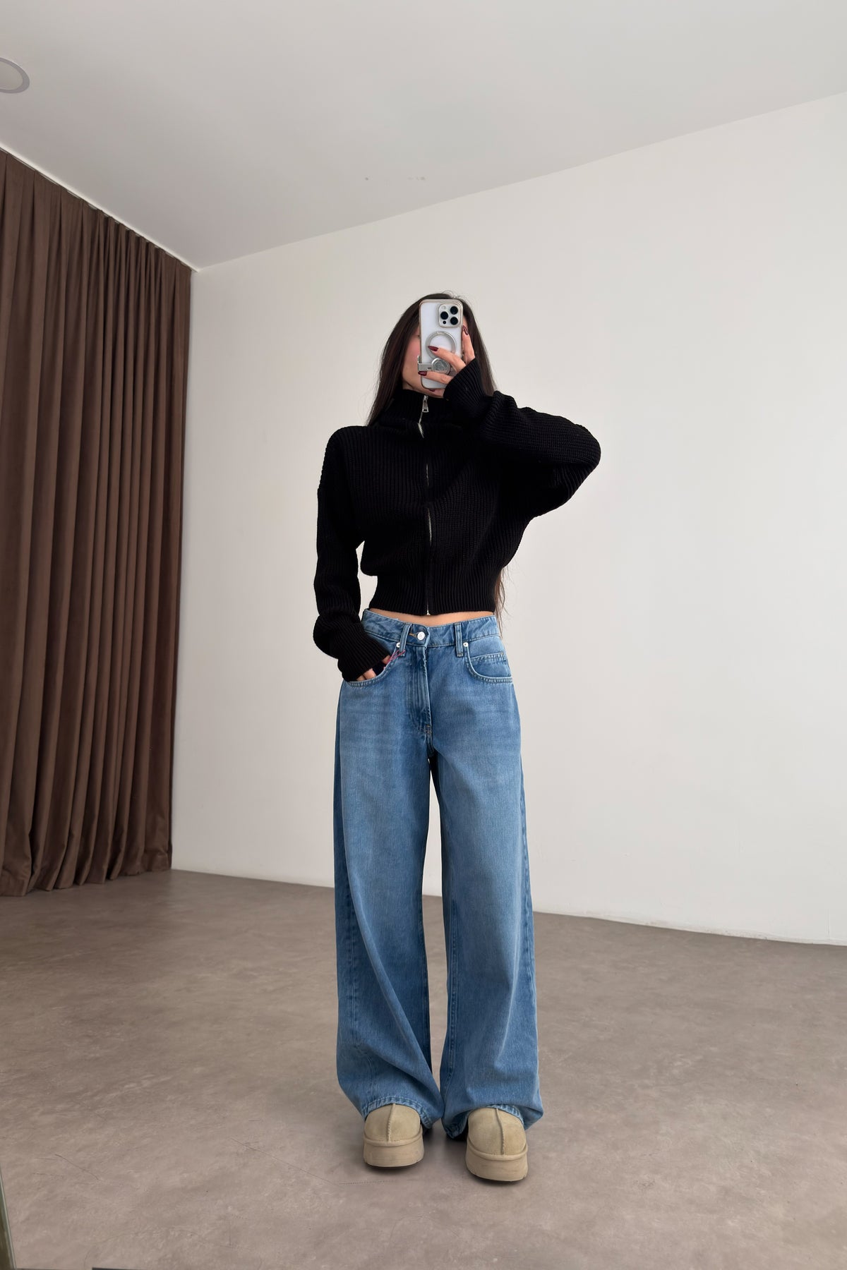 760 Steel Blue Baggy Jean