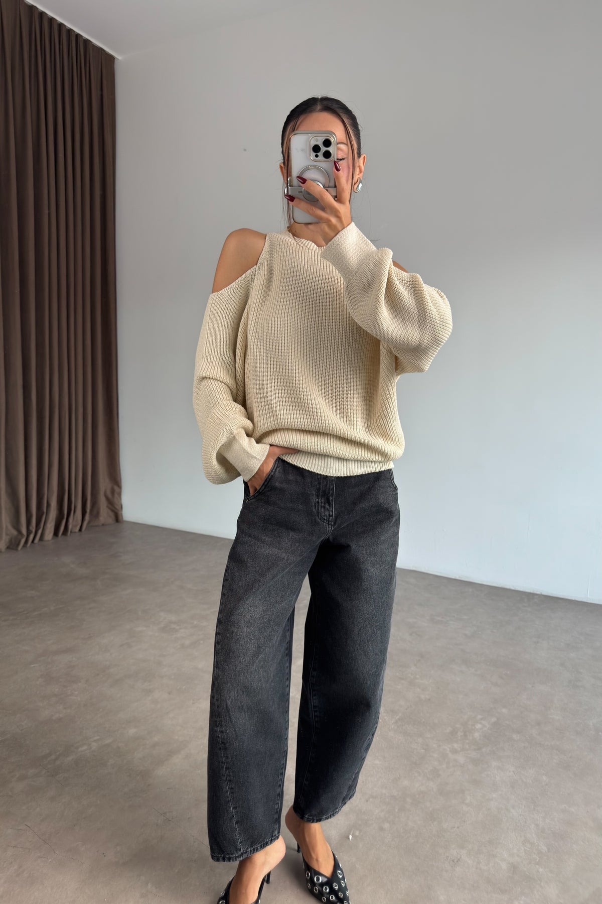 Cs Antrasit Barrel Jean