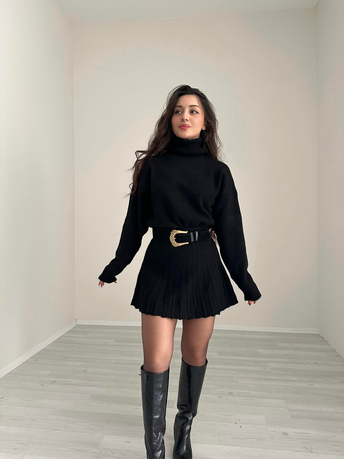 Abbey Premium Triko Siyah Takım