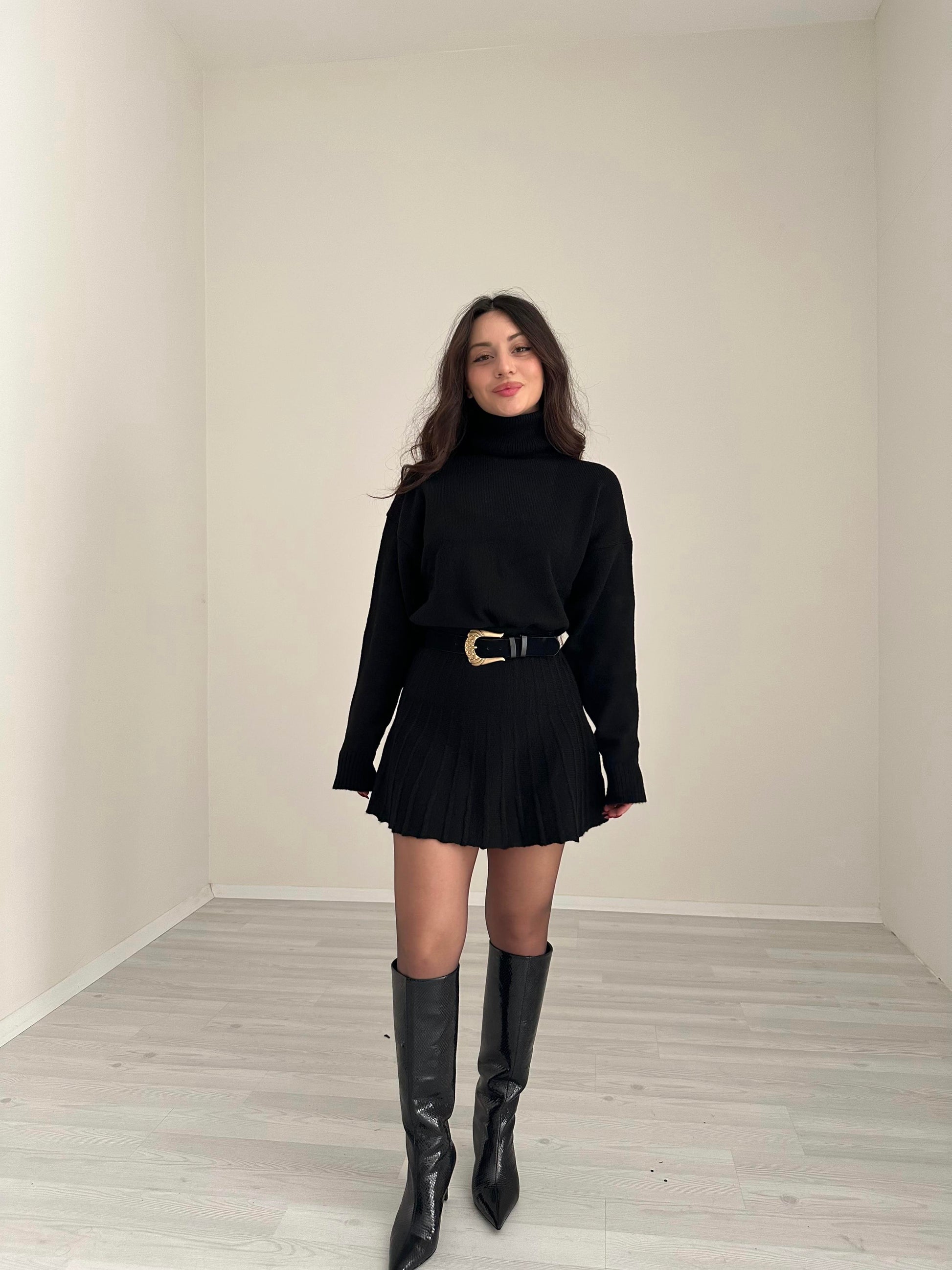Abbey Premium Triko Siyah Takım