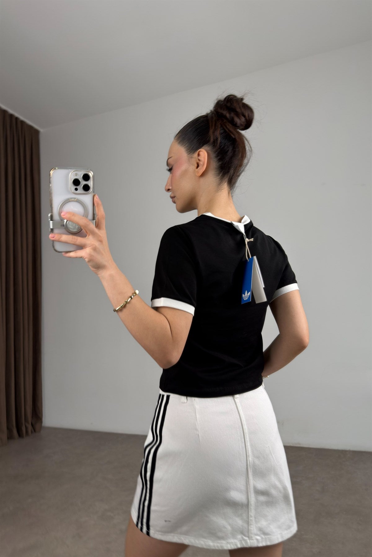 Adds Orijnal Small Logo Siyah Tişört
