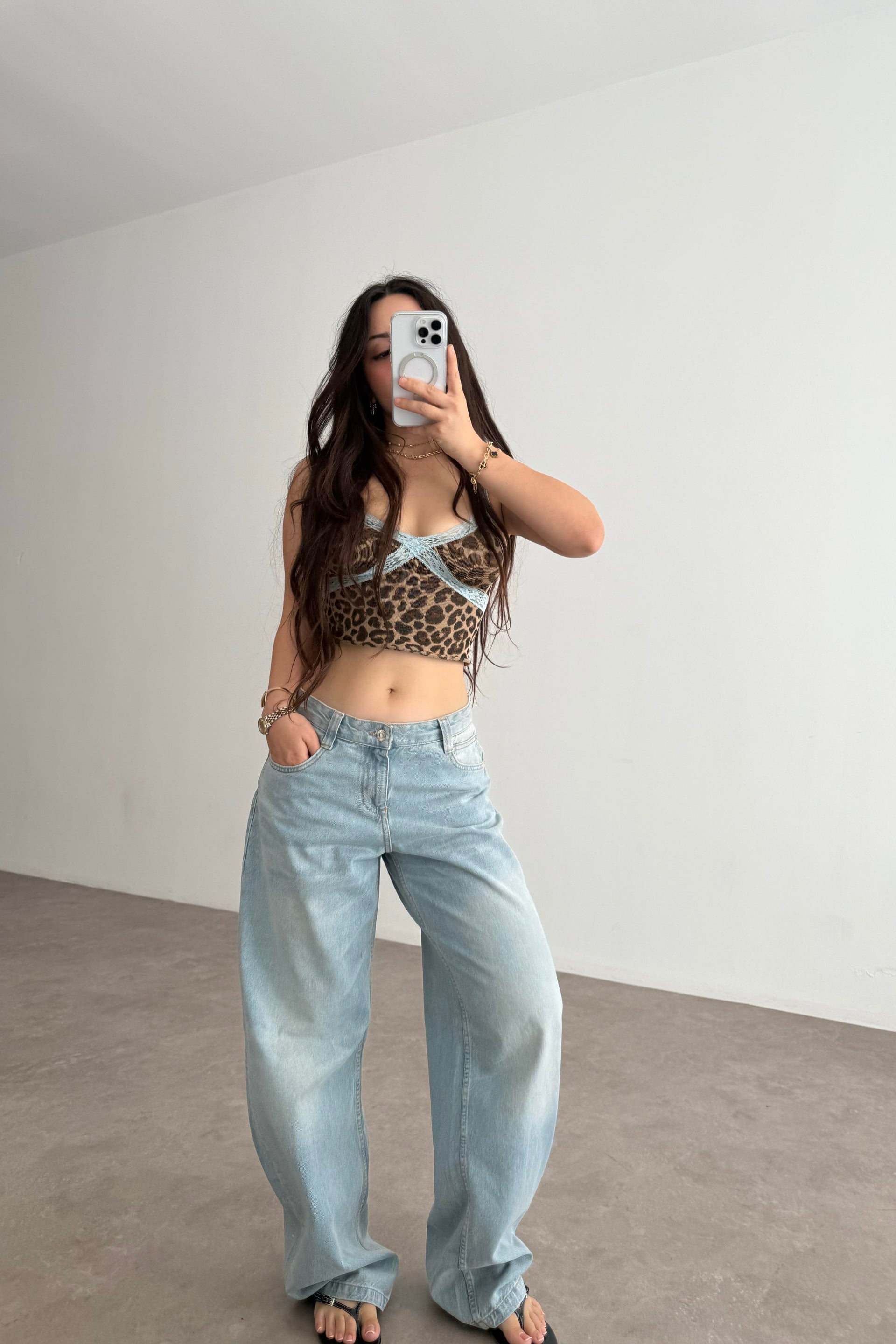 Brshk Orj. Soft Blue Baggy Jean