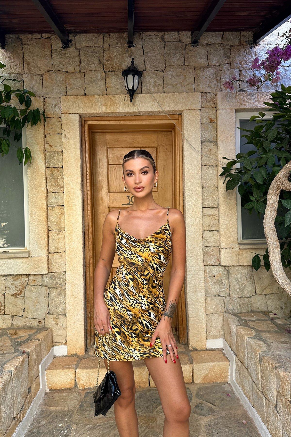 Brshka Orijinal Tiger Saten Elbise