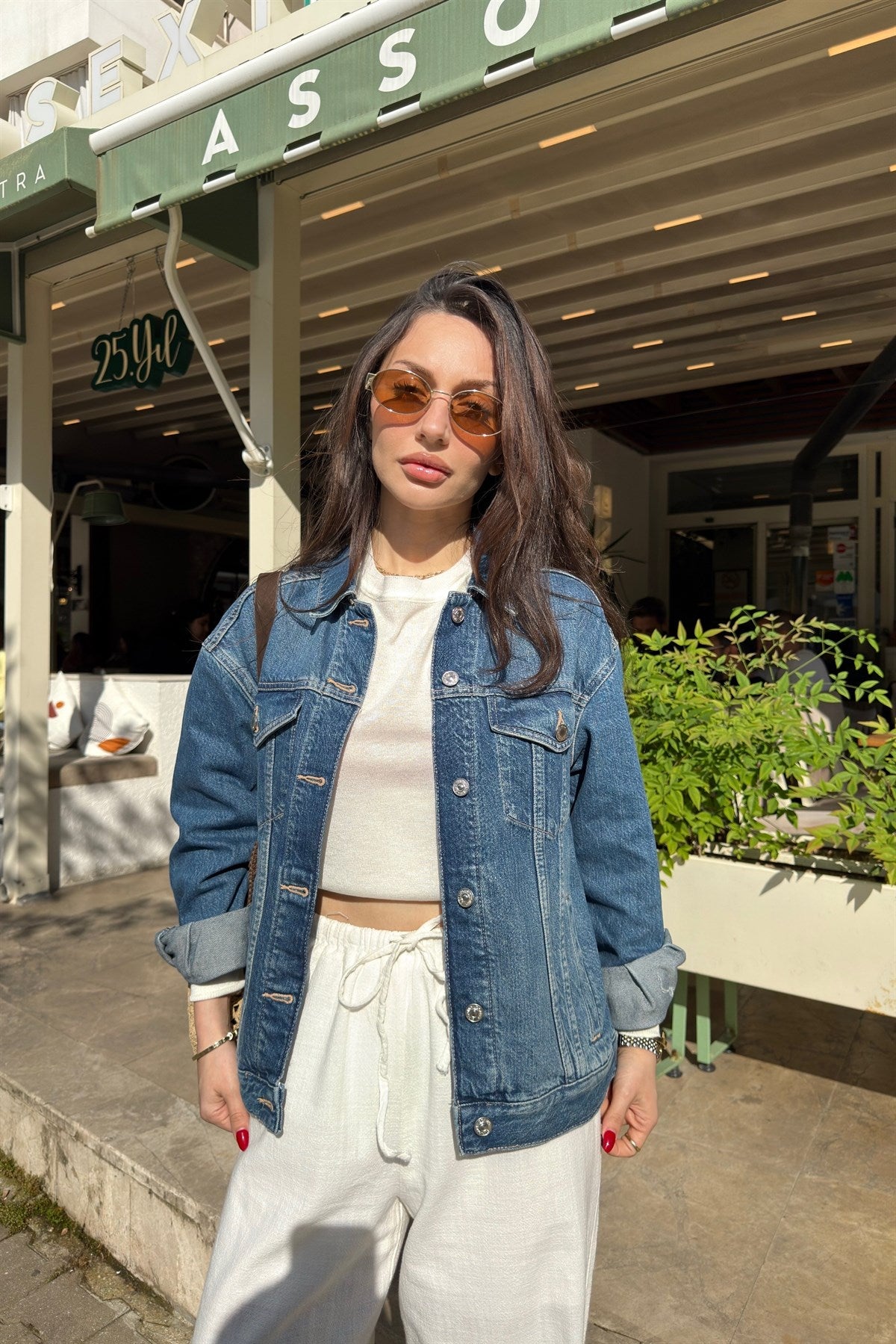 Clns Orijinal Mavi Denim Ceket
