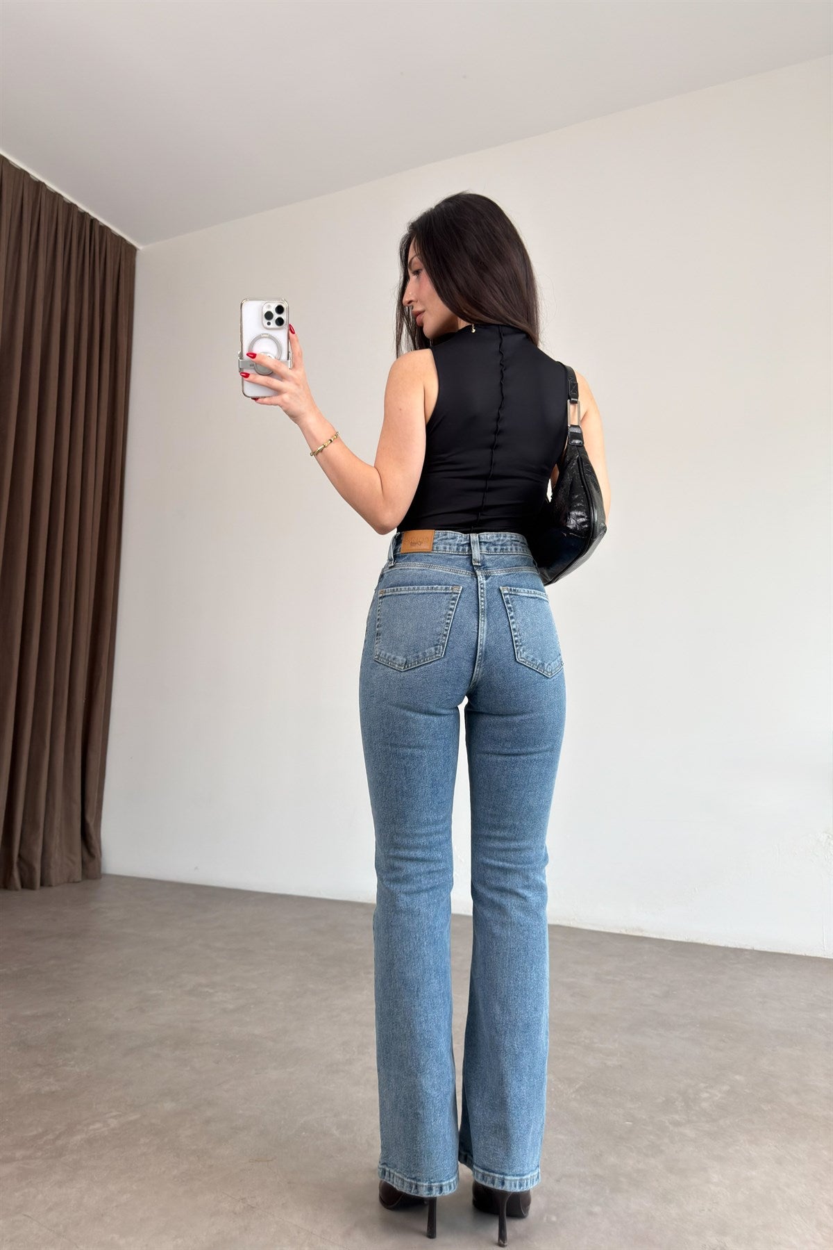 Clns Orj. Vintage Mavi Flare Jean