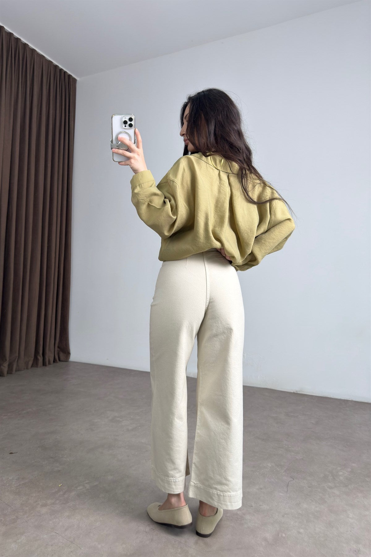 Cos Orijinal Wideleg Ekru Jean