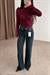 Dilvin Straight Leg Koyu Lacivert Jean