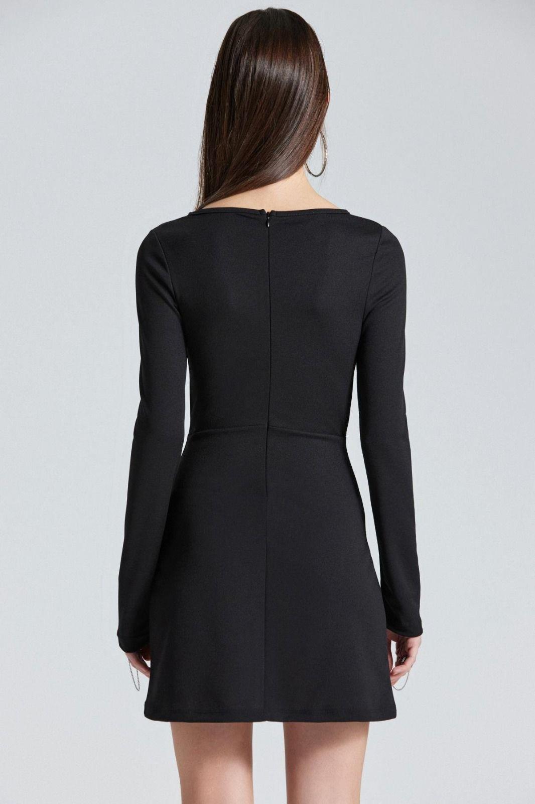 Eva Pencere Detaylı Elbise