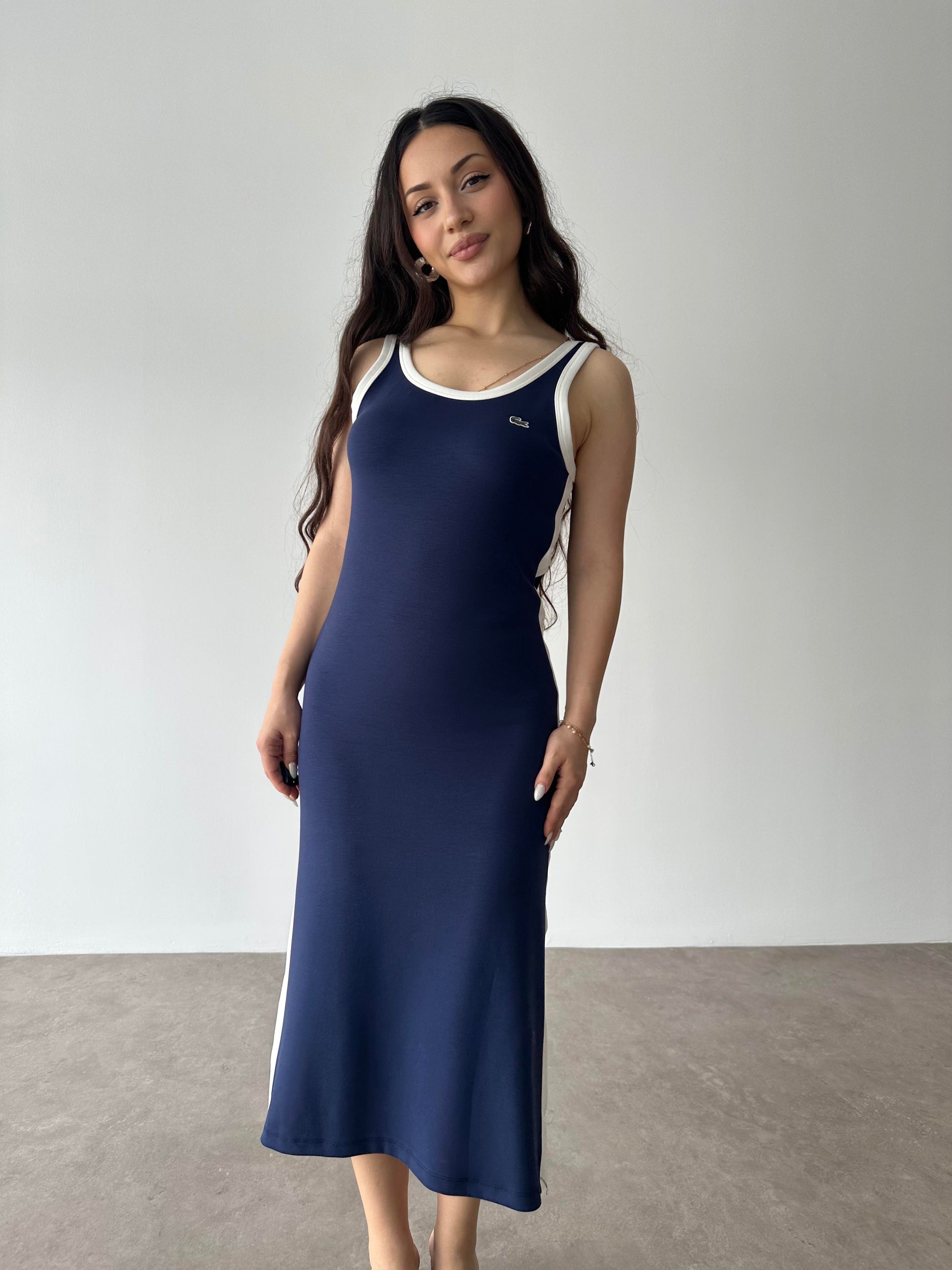 Lcst Yırtmaç Detaylı Laci Elbise