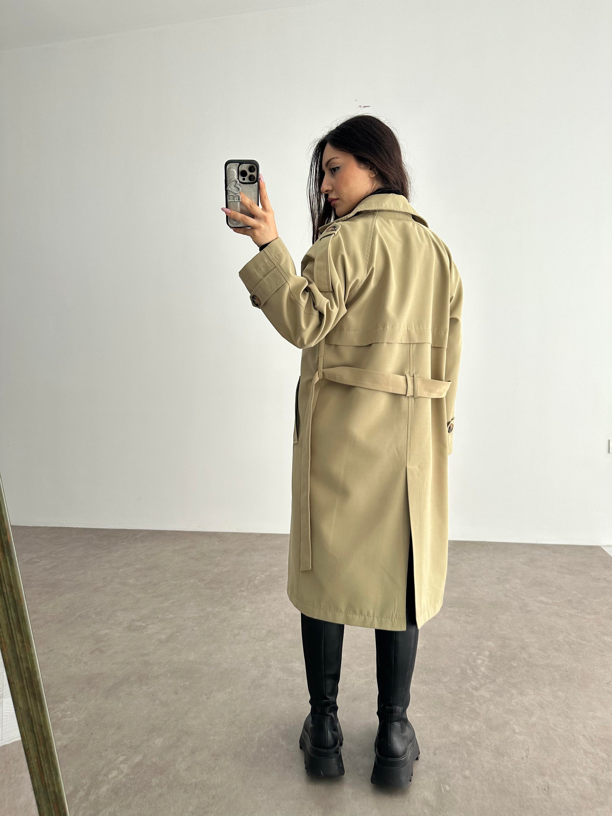 Klasik Kesim Premium Çağla Trenç Kot