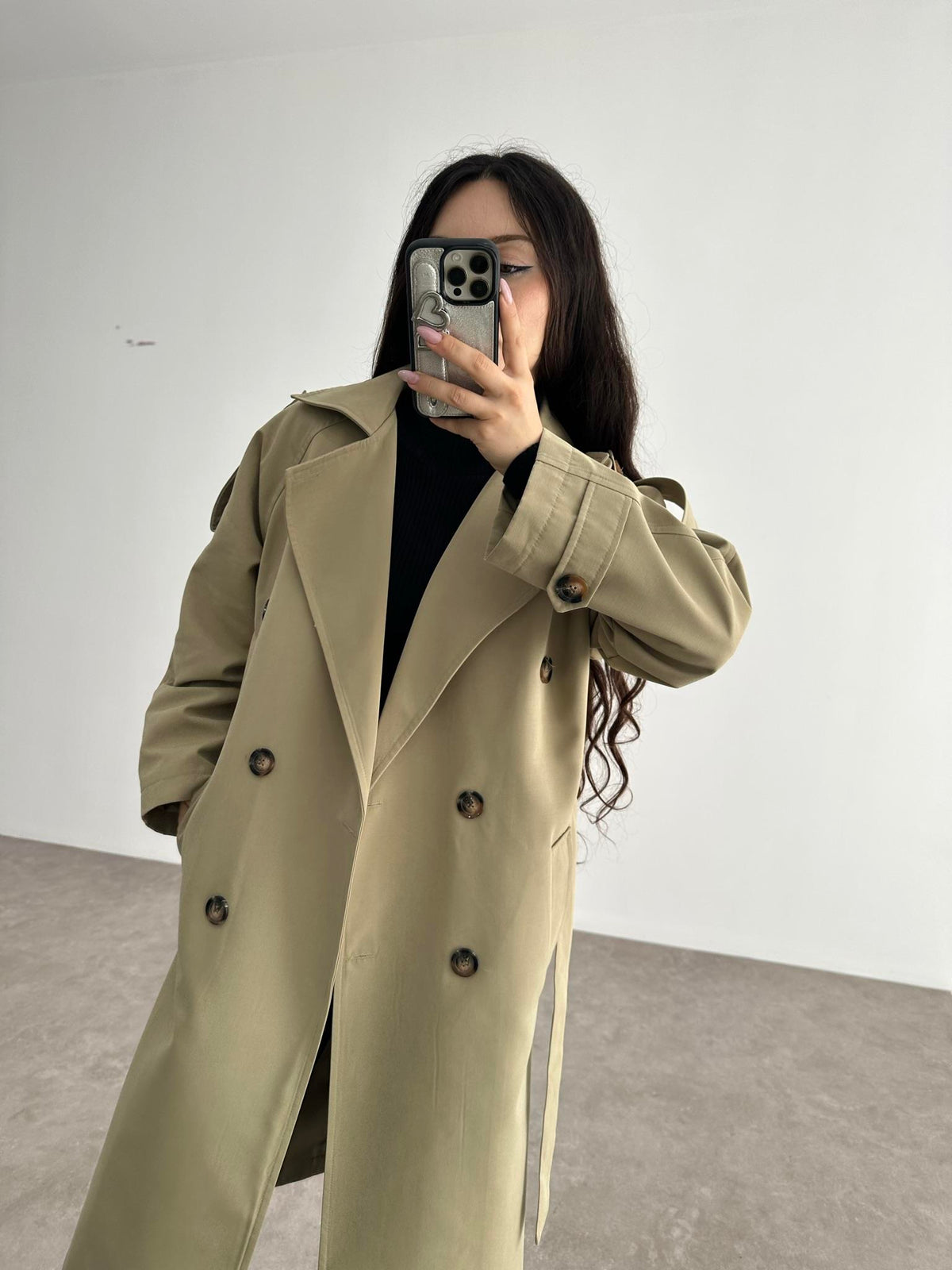 Klasik Kesim Premium Çağla Trenç Kot