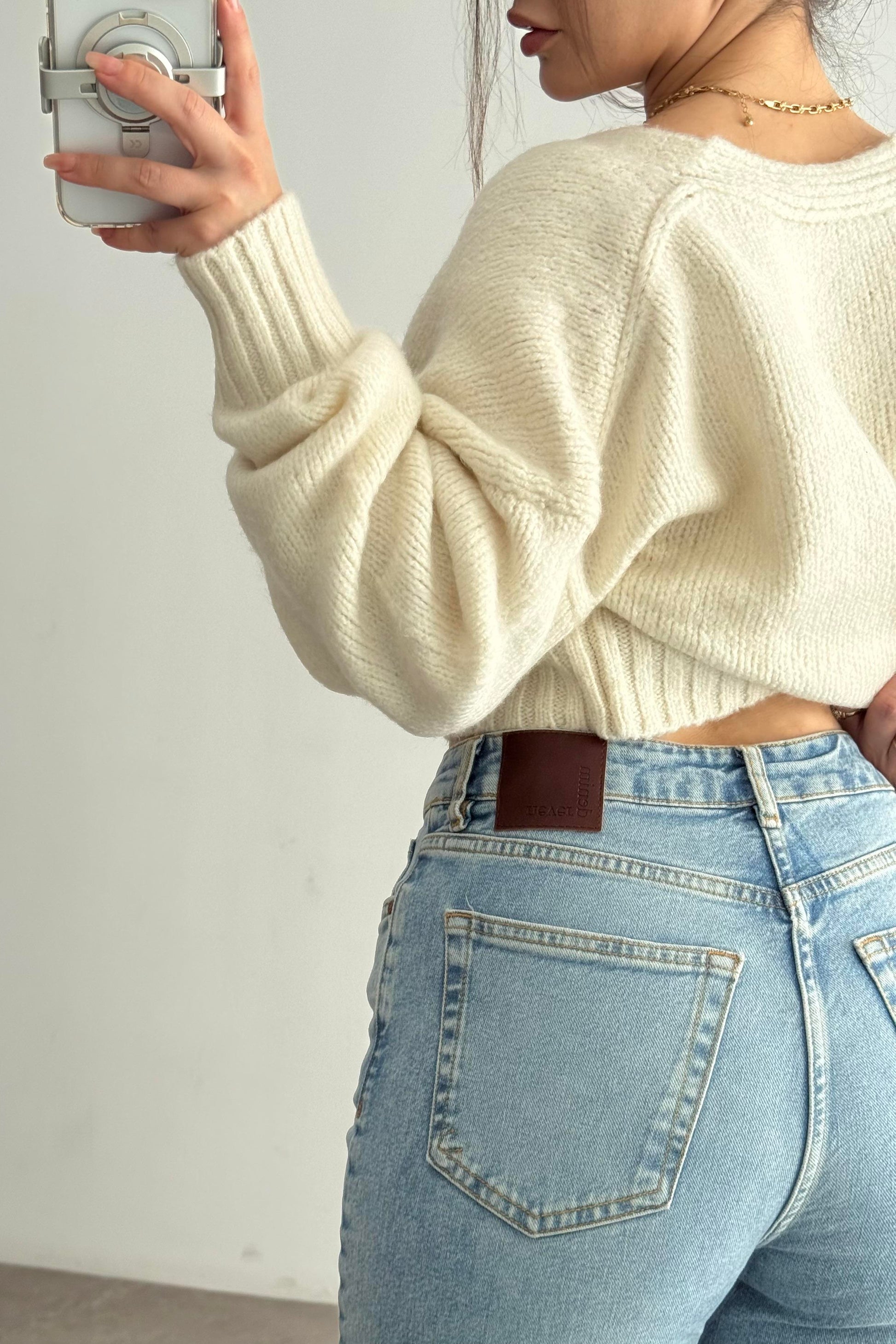ND Yüksek Belli Comfort Strerch Açık Mavi Jean