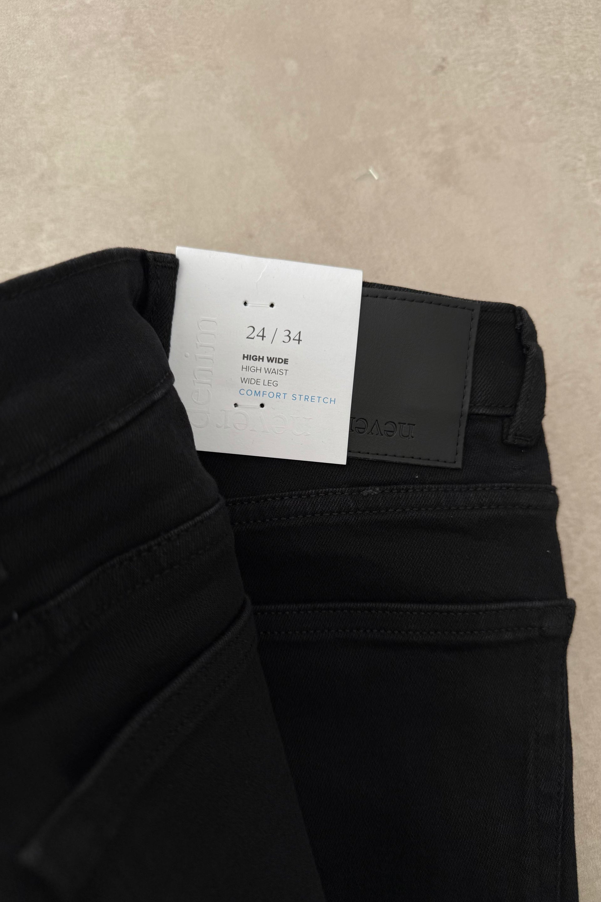 ND Yüksek Belli Comfort Strerch Siyah Jean