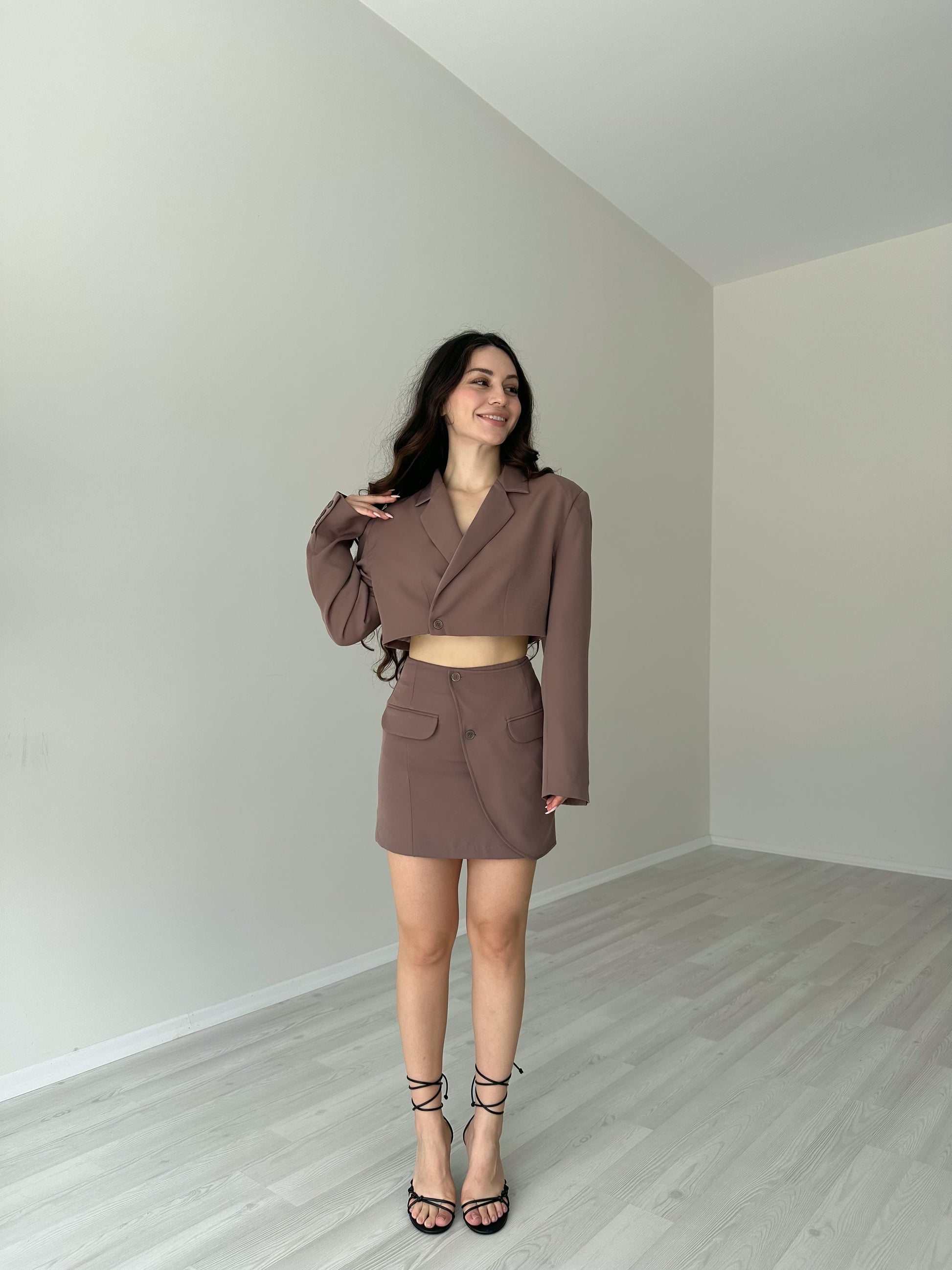 Orijinal Marka Blazer Etek Takım