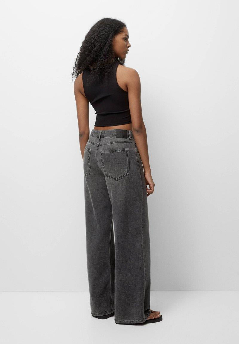 Orijinal Marka Corset Crop Top Siyah