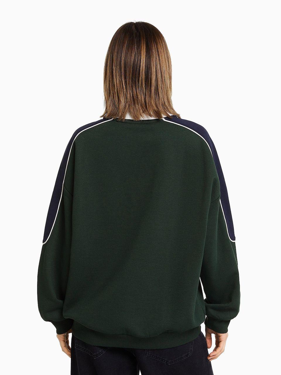 Orijinal Marka Monaco Baskılı Sweatshirt