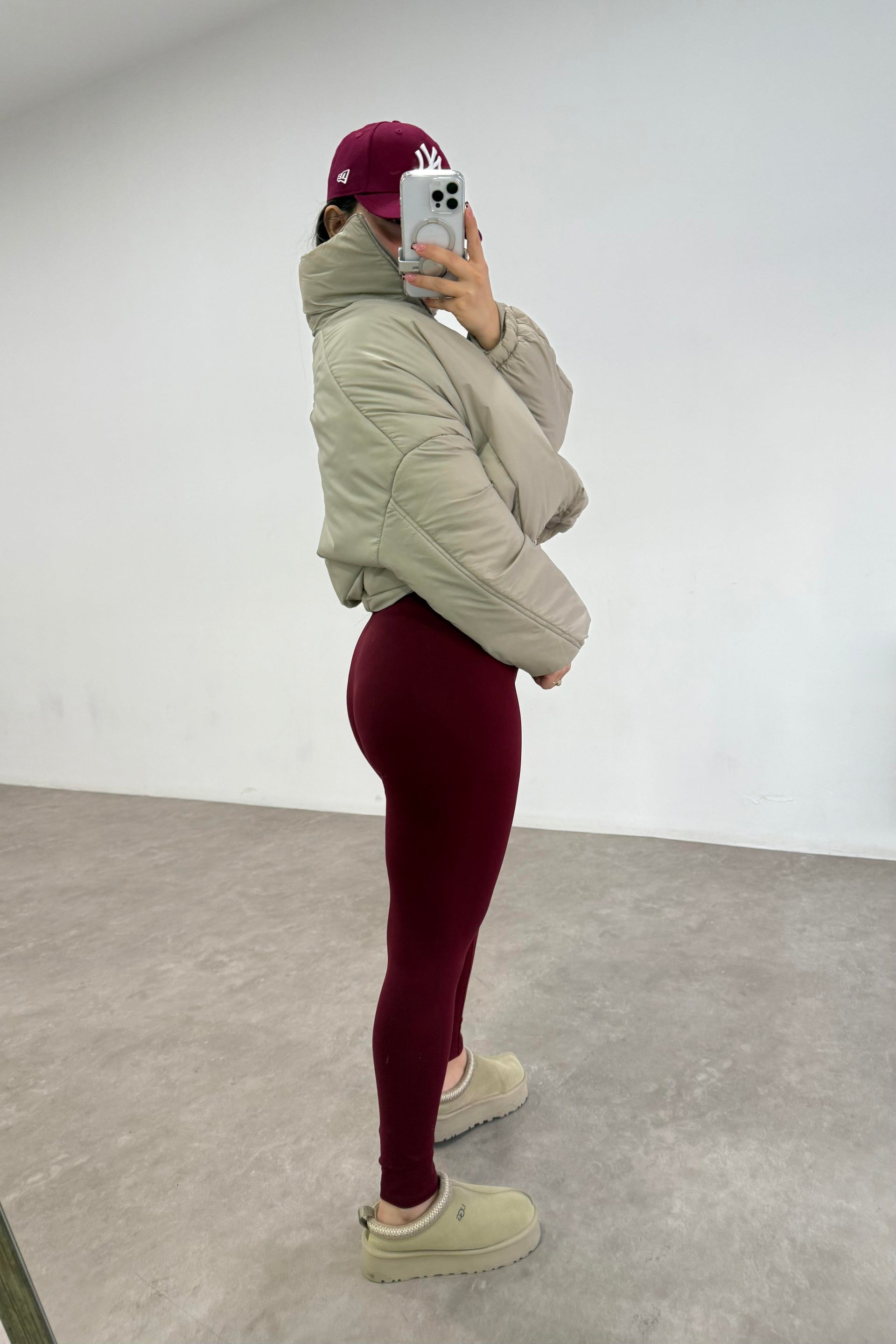 Oys Skinny Modal Bordo Tayt