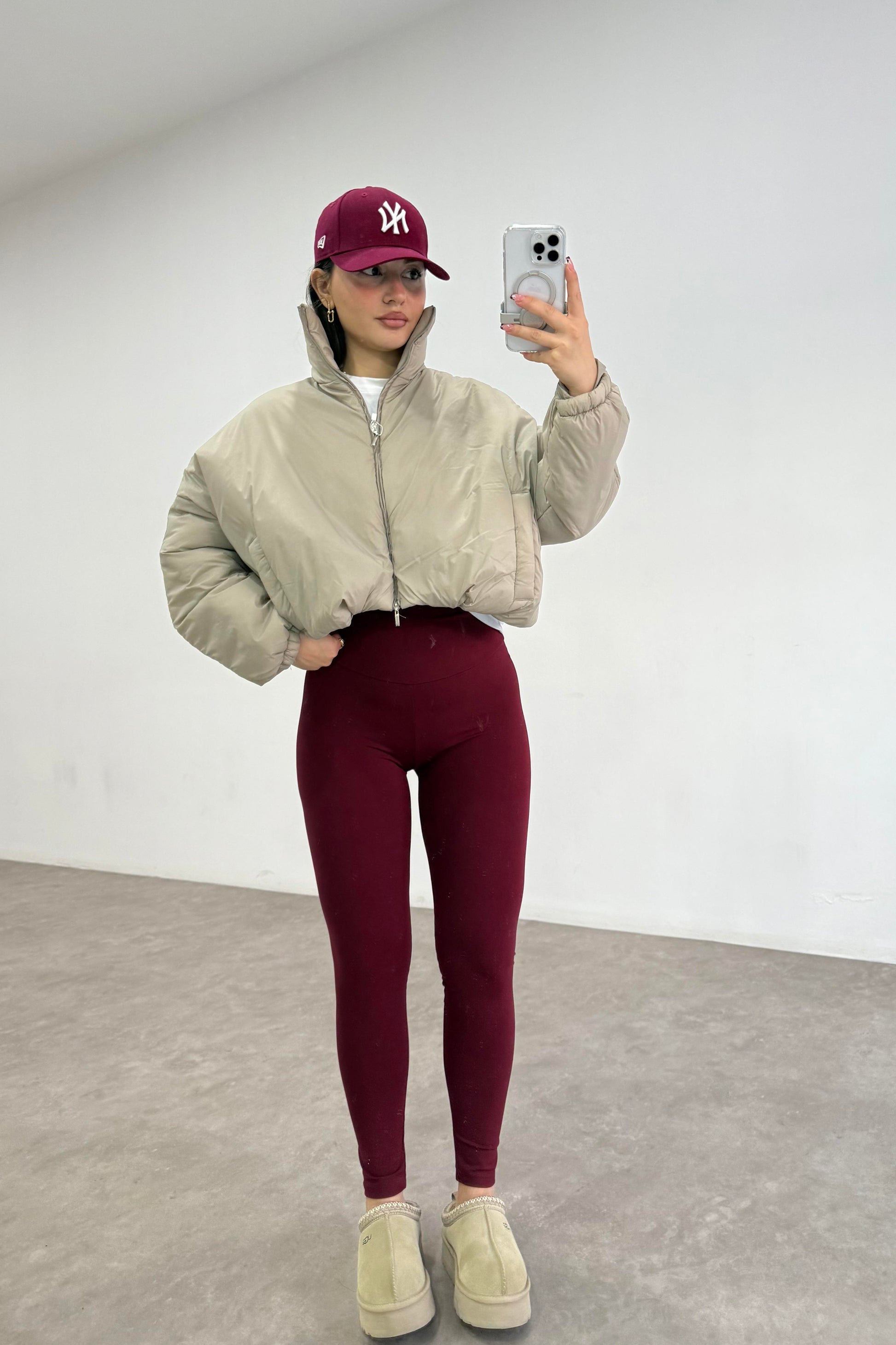 Oys Skinny Modal Bordo Tayt