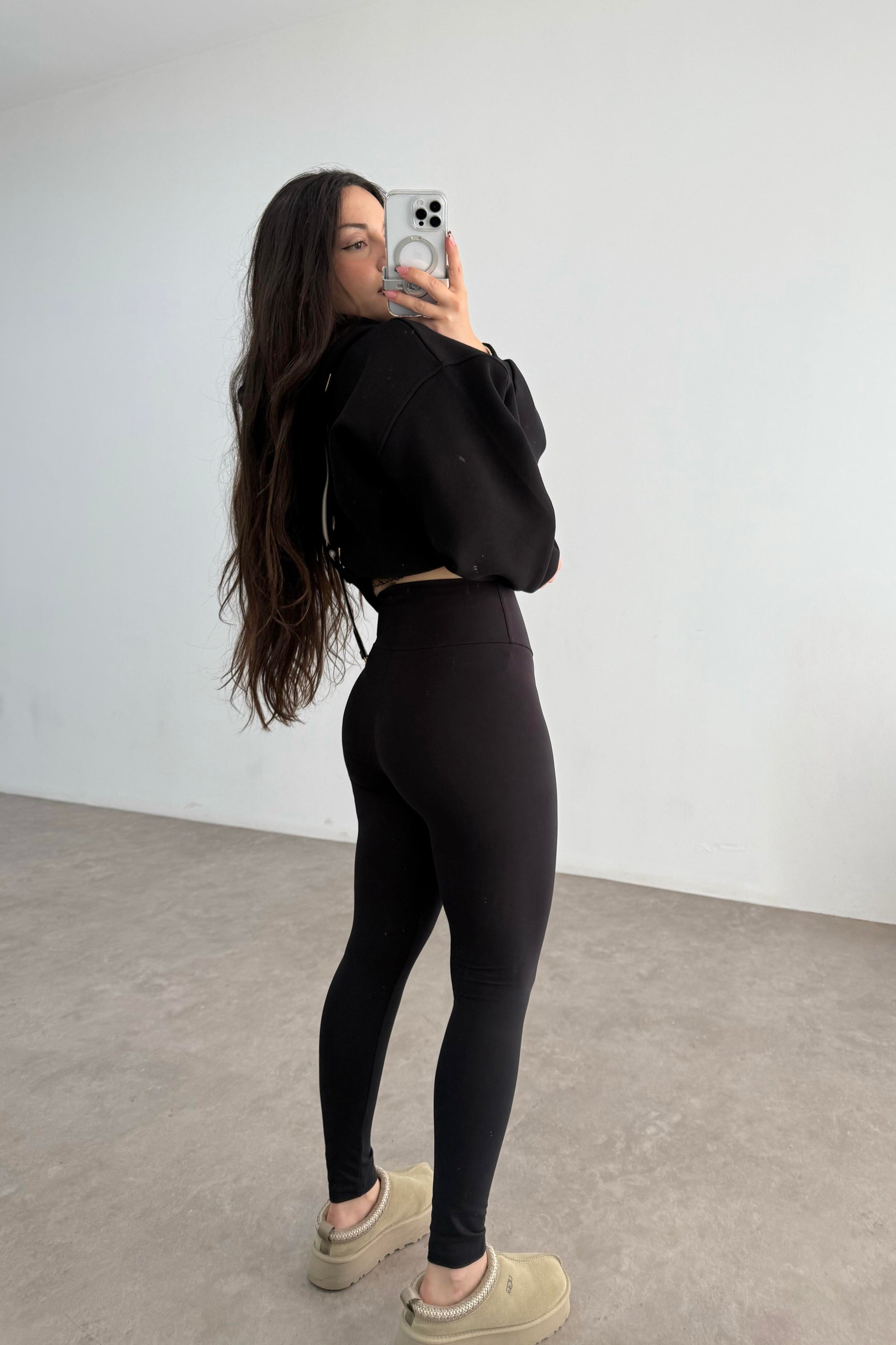 Oys Skinny Modal Siyah Tayt