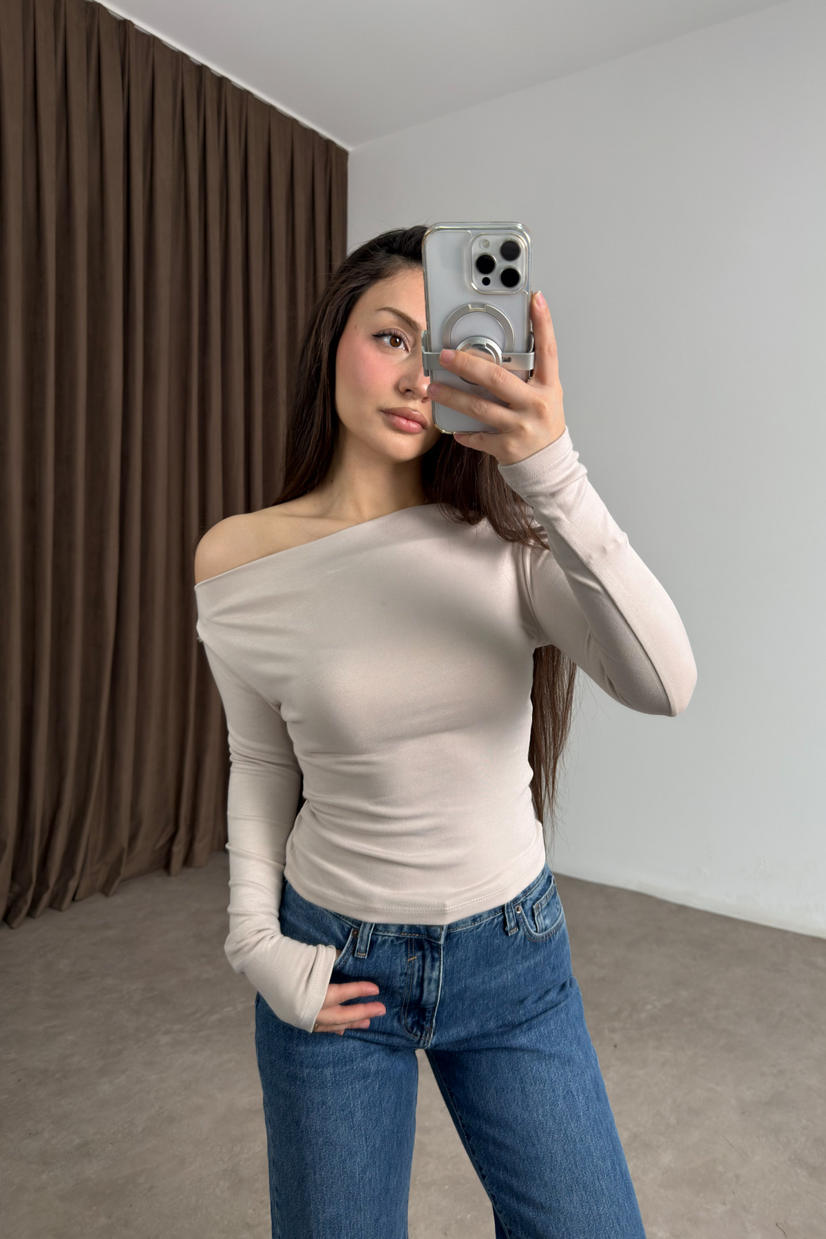 Oysh Kayık Yaka Taş Body