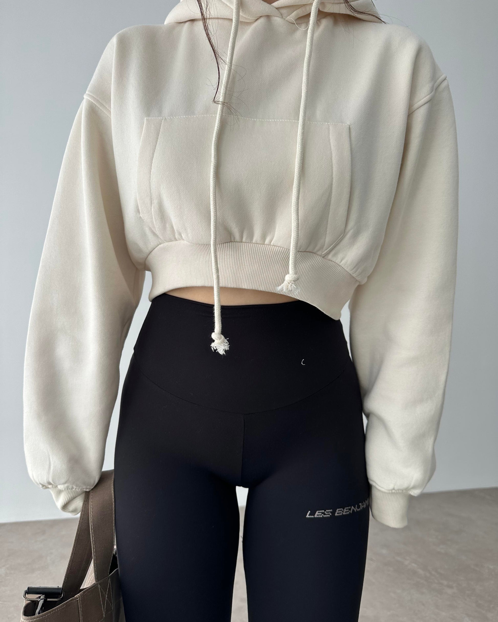 Orijinal Kapşonlu Crop Pb: Sweatshirt