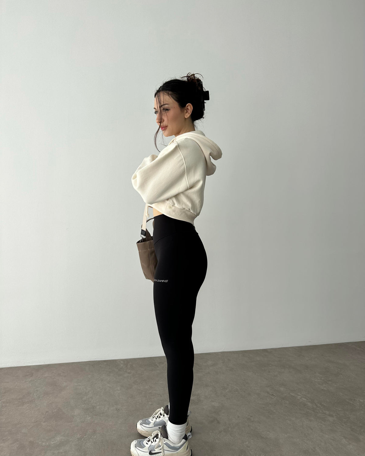 Orijinal Kapşonlu Crop Pb: Sweatshirt