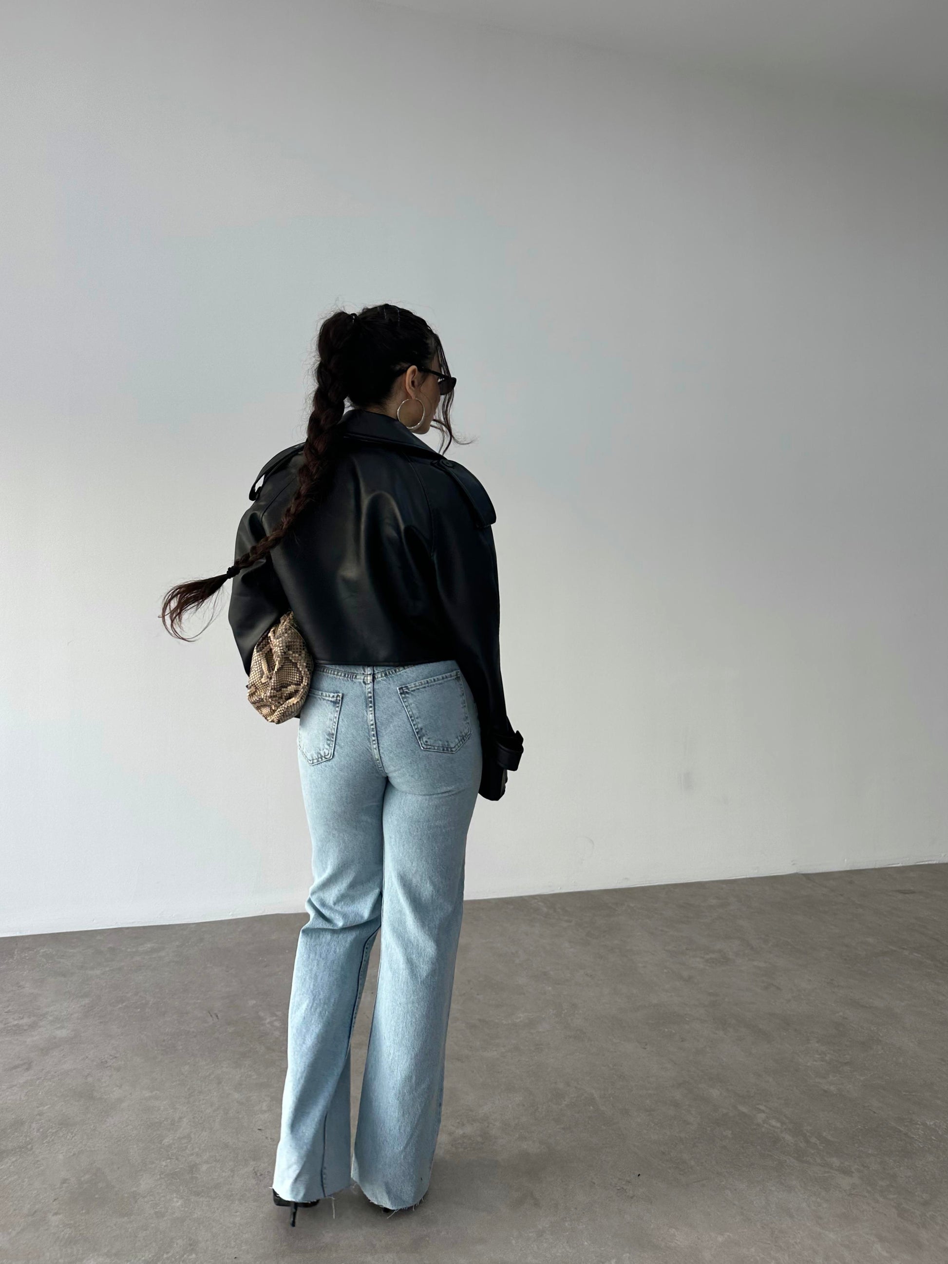 Premium Fit 90's Blue Straigtleg Jean