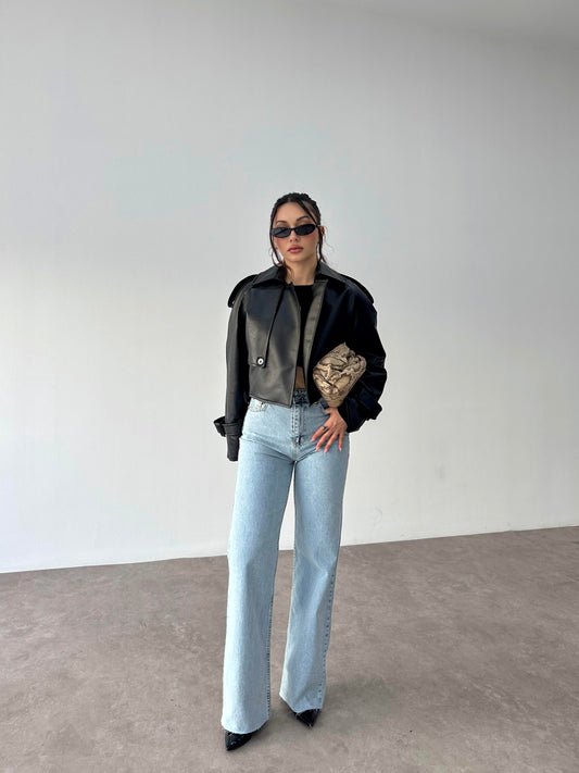 Premium Fit 90's Blue Straigtleg Jean