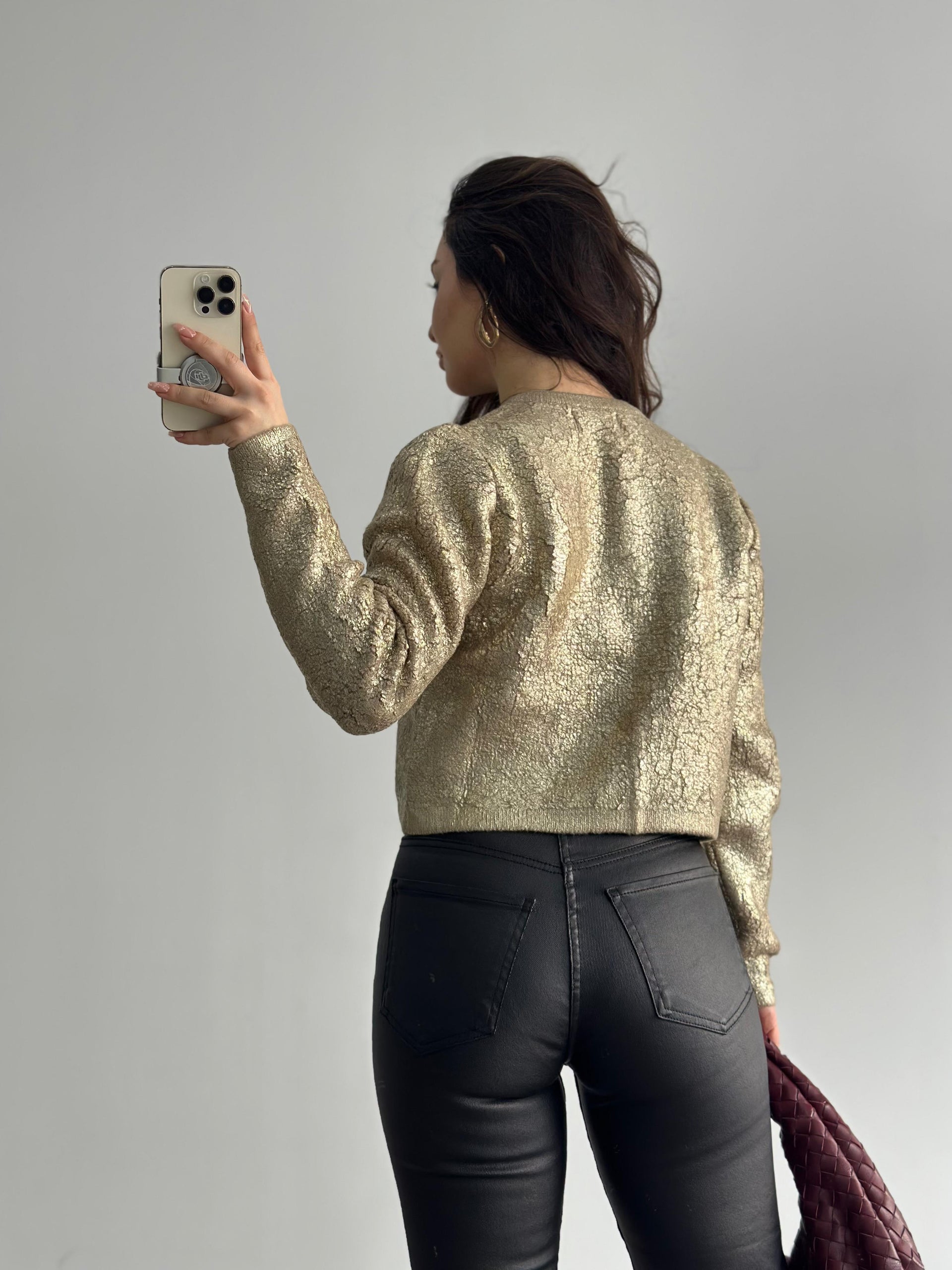 Premium Gold Kalın Hırka