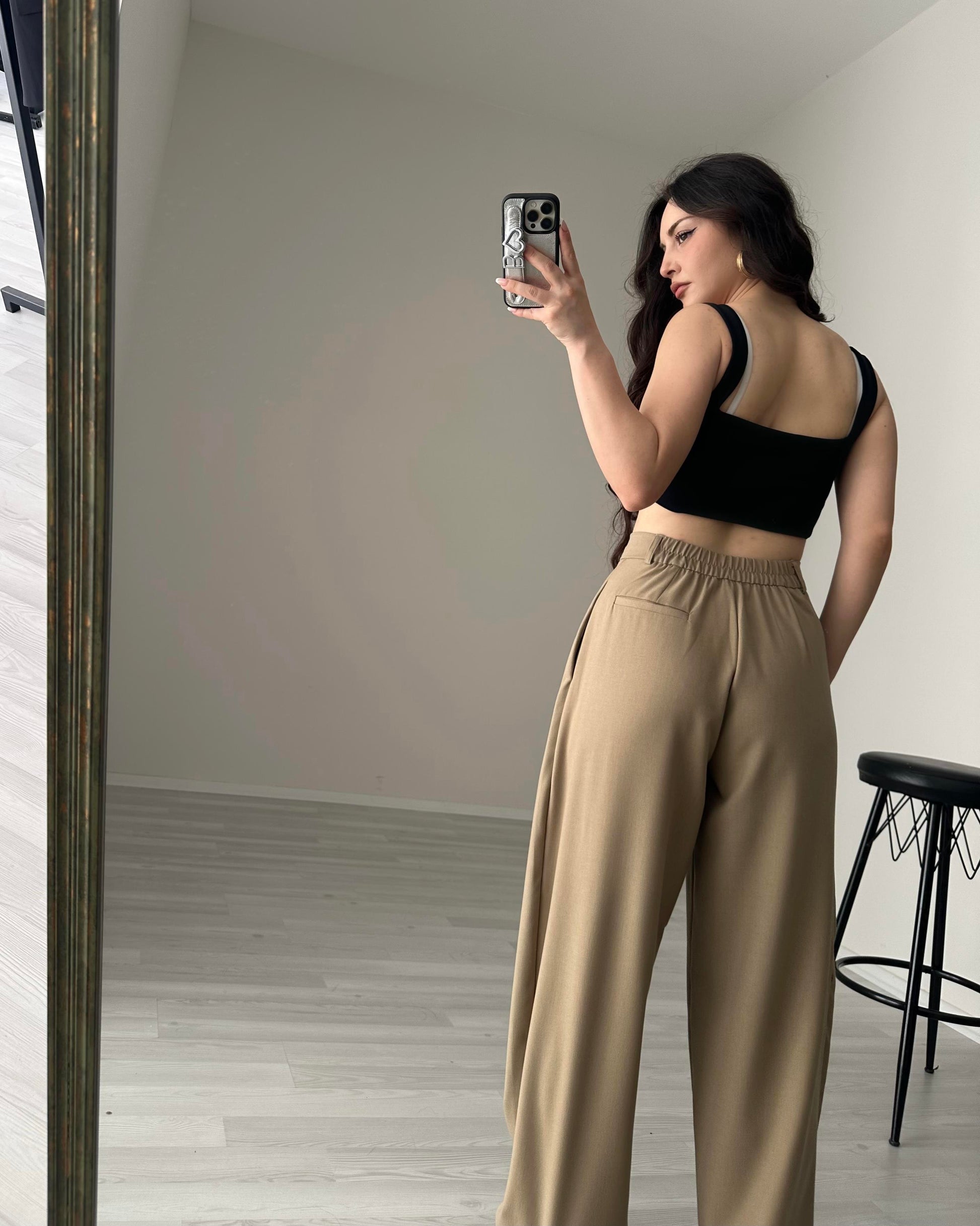 Premium Yelekli Pamuk/Keten Takım