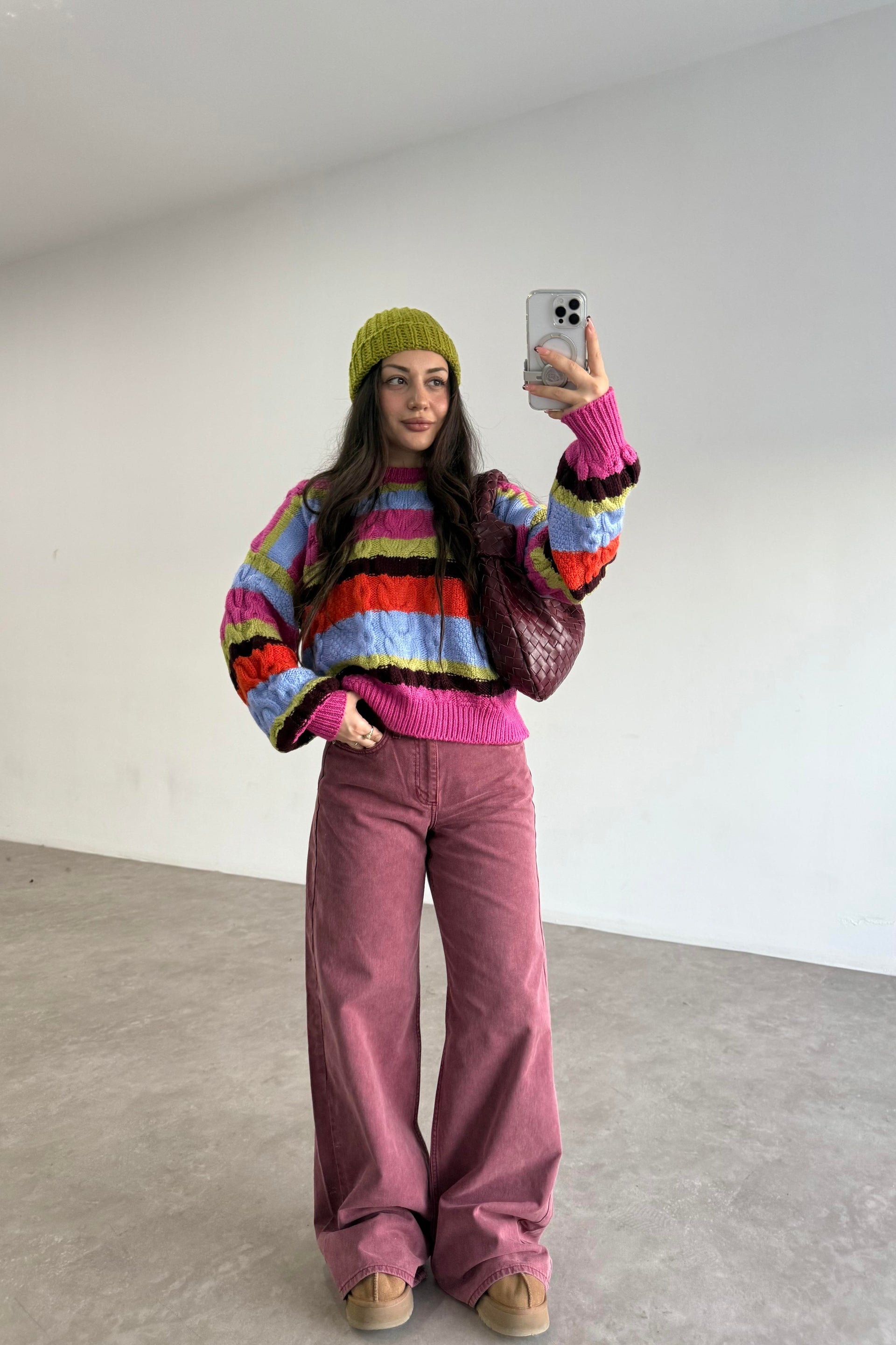 Rv Orijinal Marka Cherry Wide Leg Jean