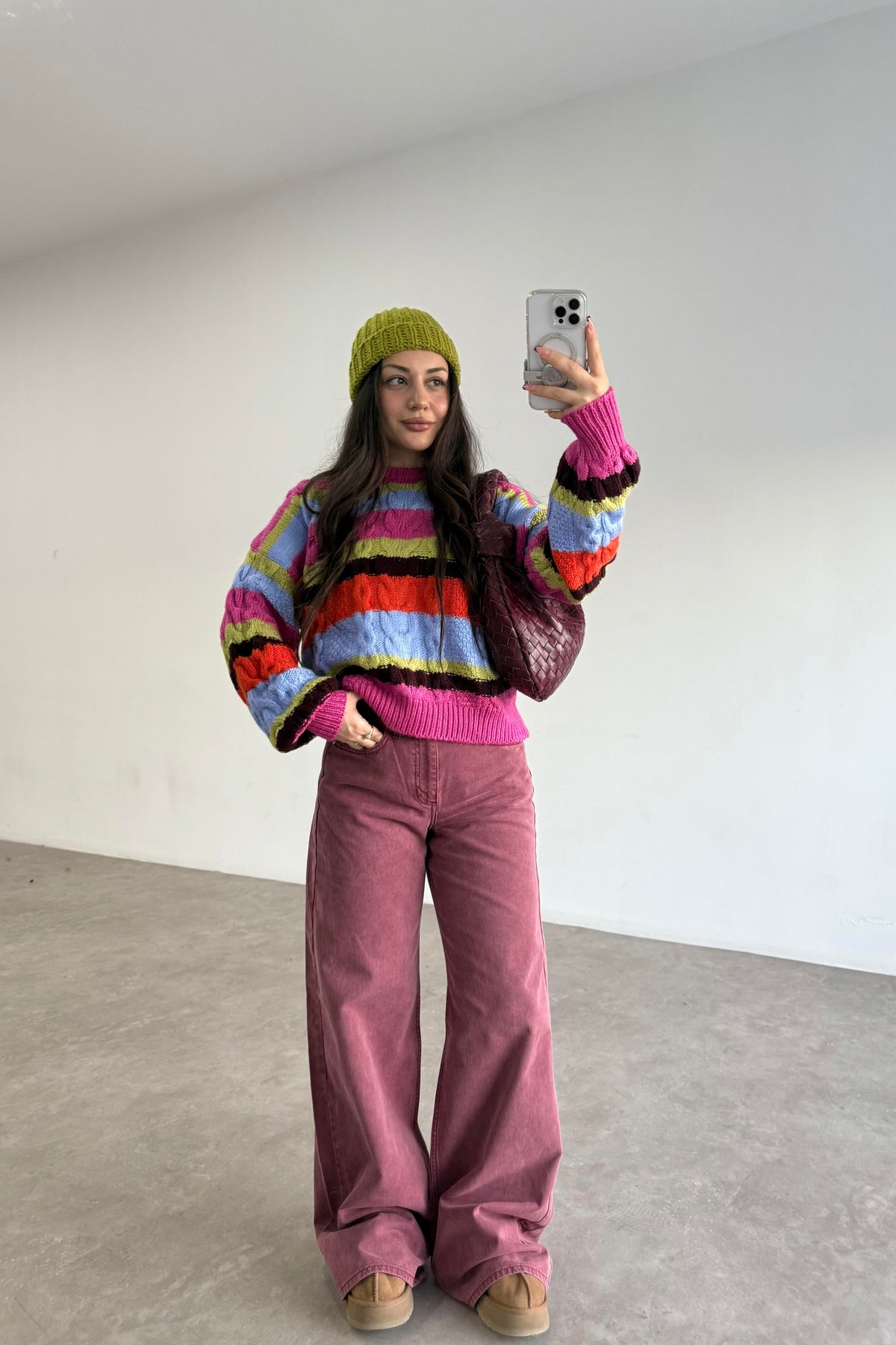 Rv Orijinal Marka Cherry Wide Leg Jean