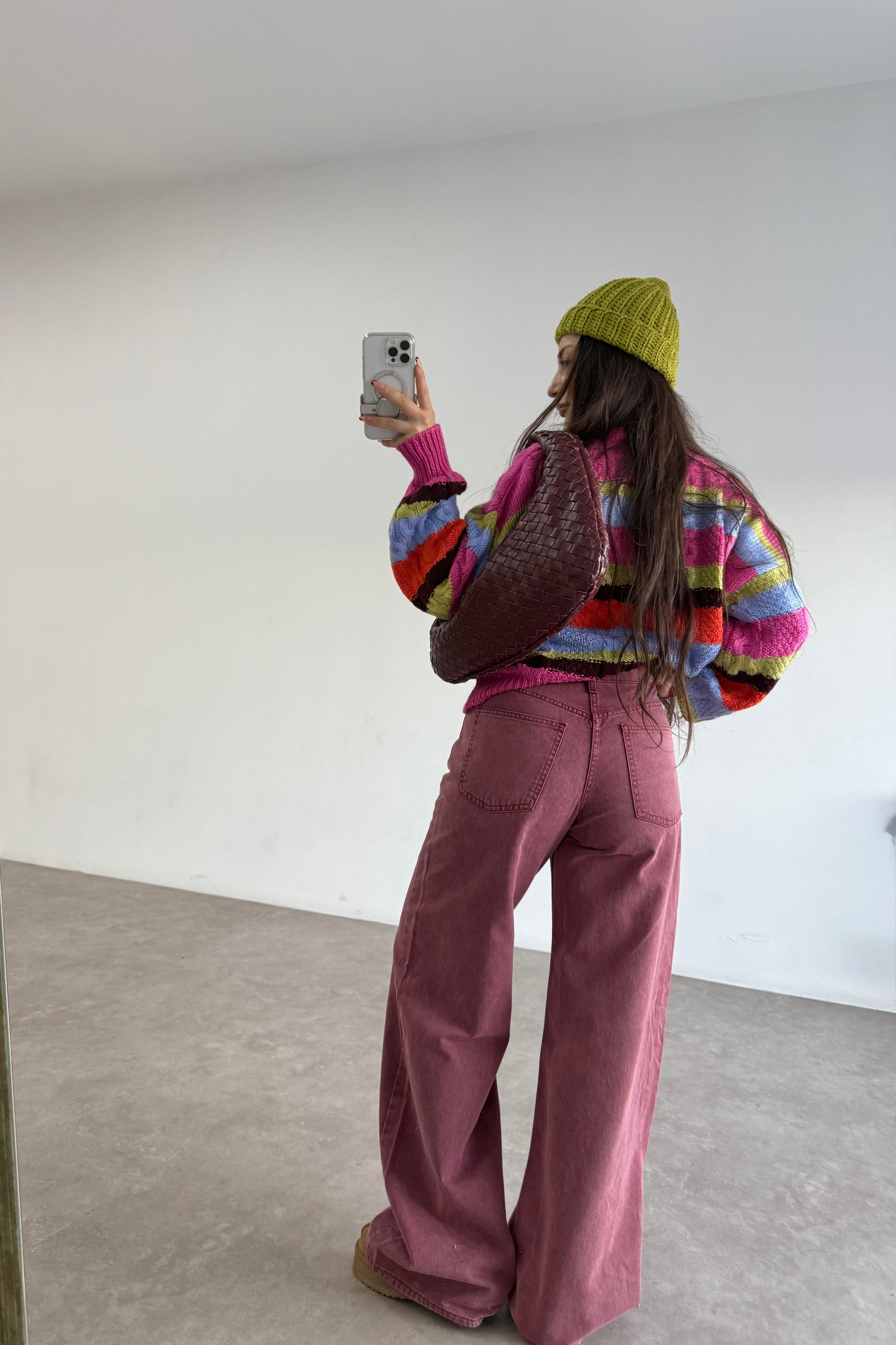 Rv Orijinal Marka Cherry Wide Leg Jean