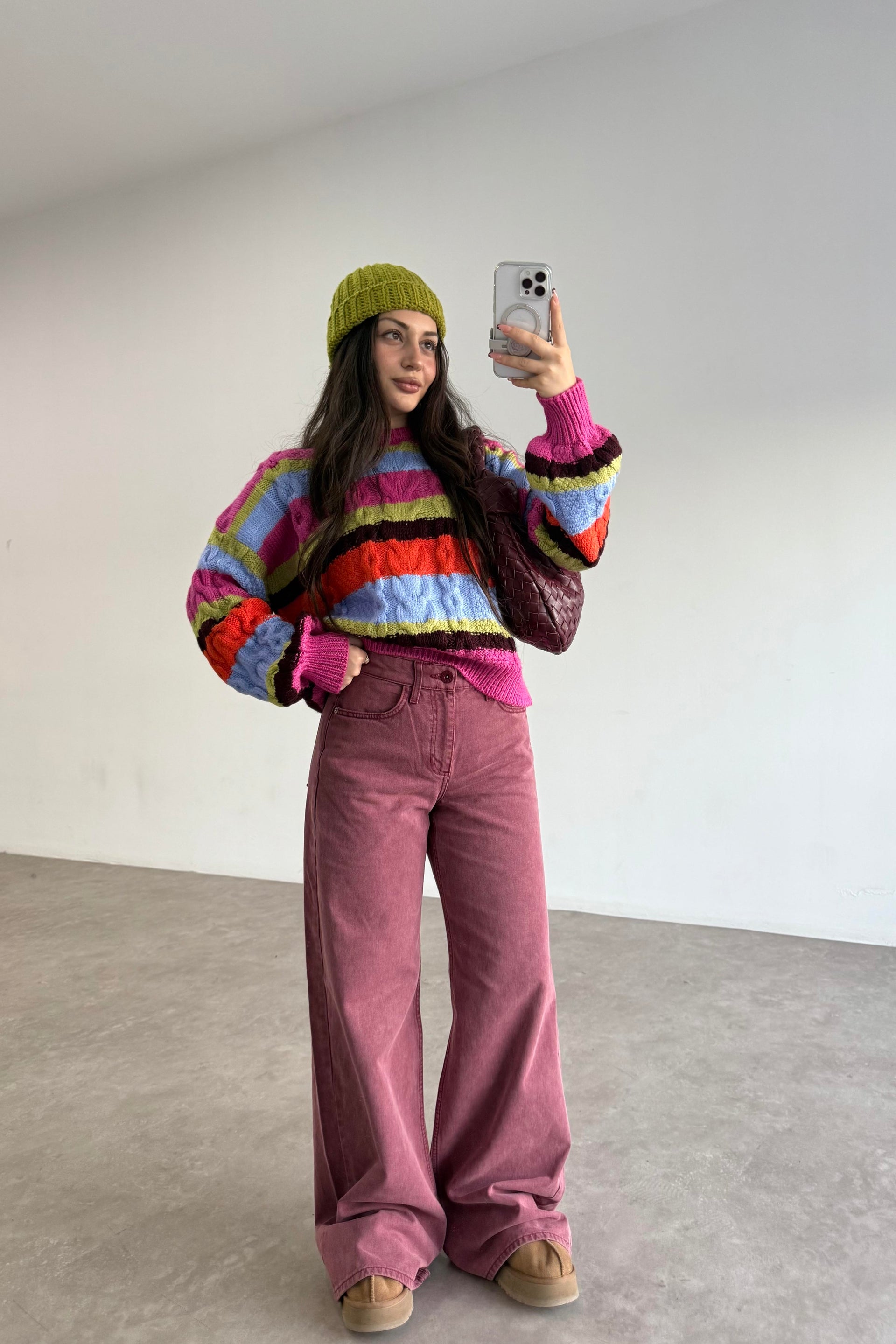 Rv Orijinal Marka Cherry Wide Leg Jean