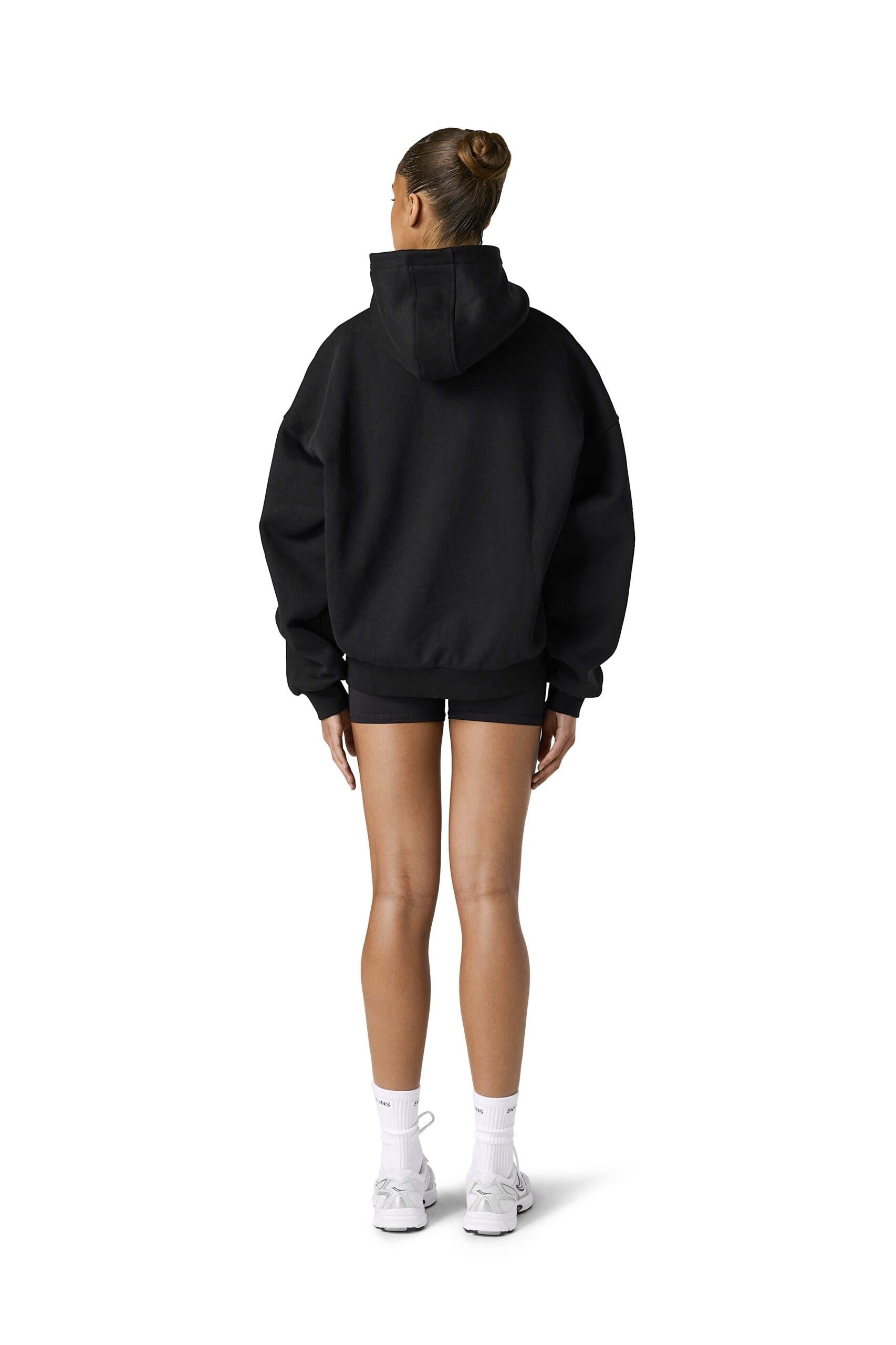 Skrs Logolu Siyah Sweatshirt