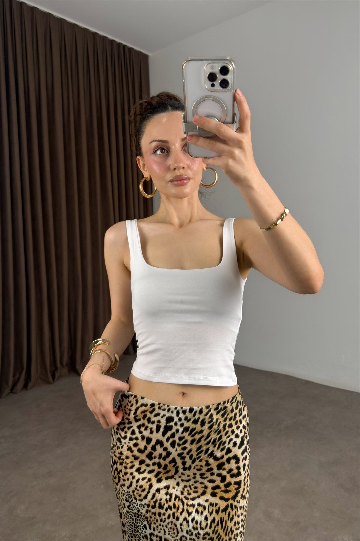 Strteen  Askılı Beyaz Body