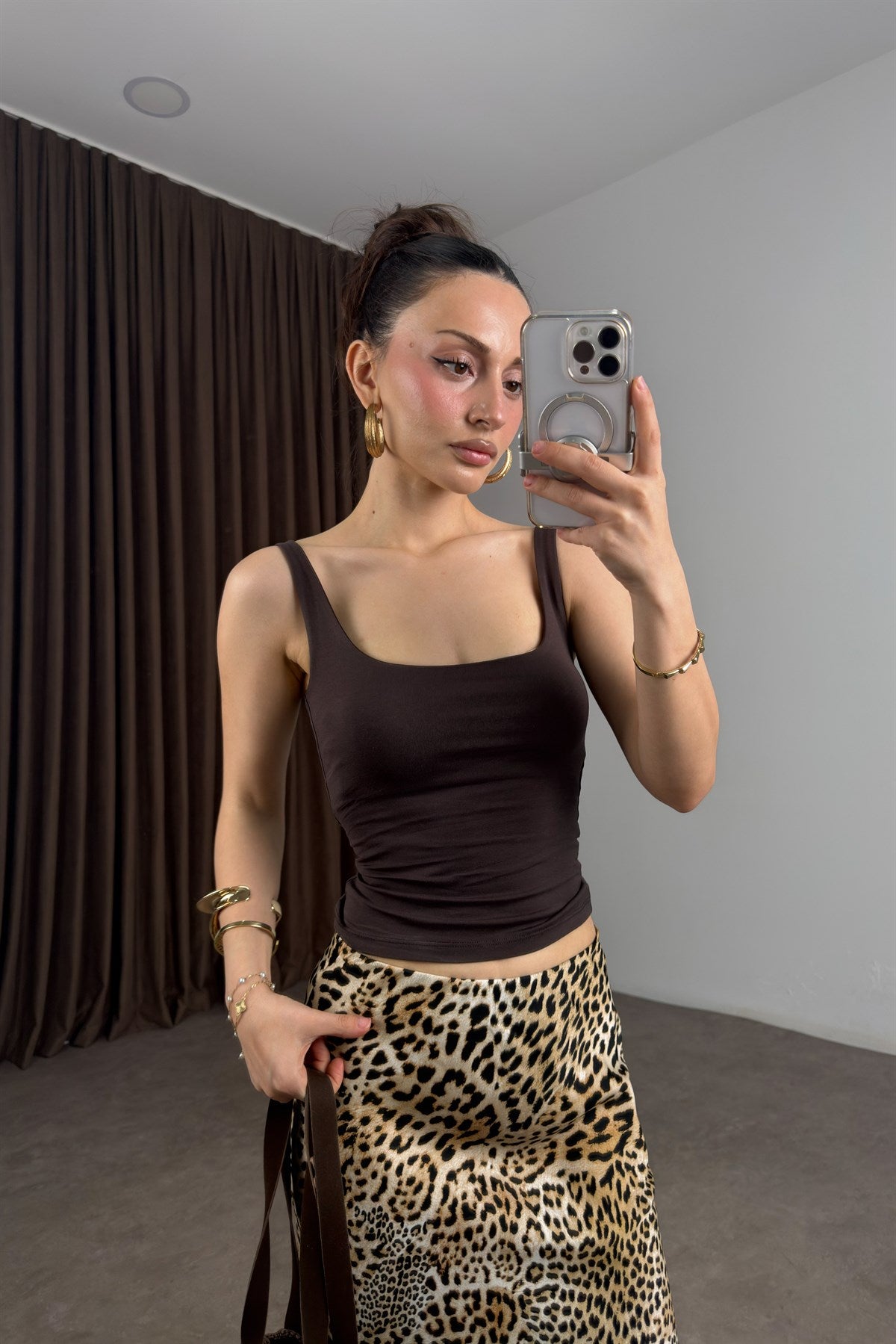 Strteen  Askılı Kahve Body